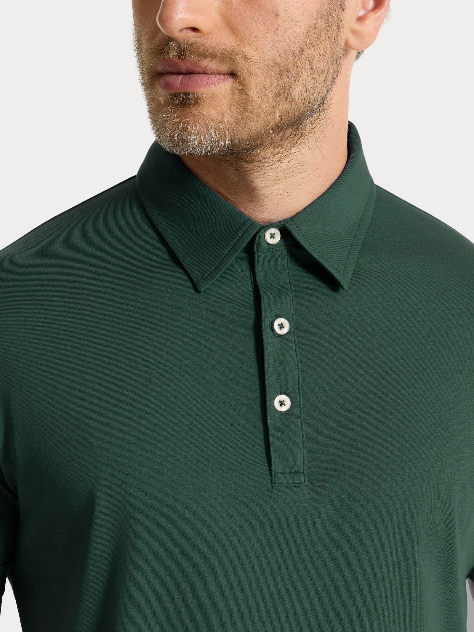 Ragno Double Mercerized polo cotone Pineneedle