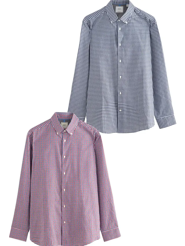 Next 2 camicie Oxford stiro facile regular taglia S