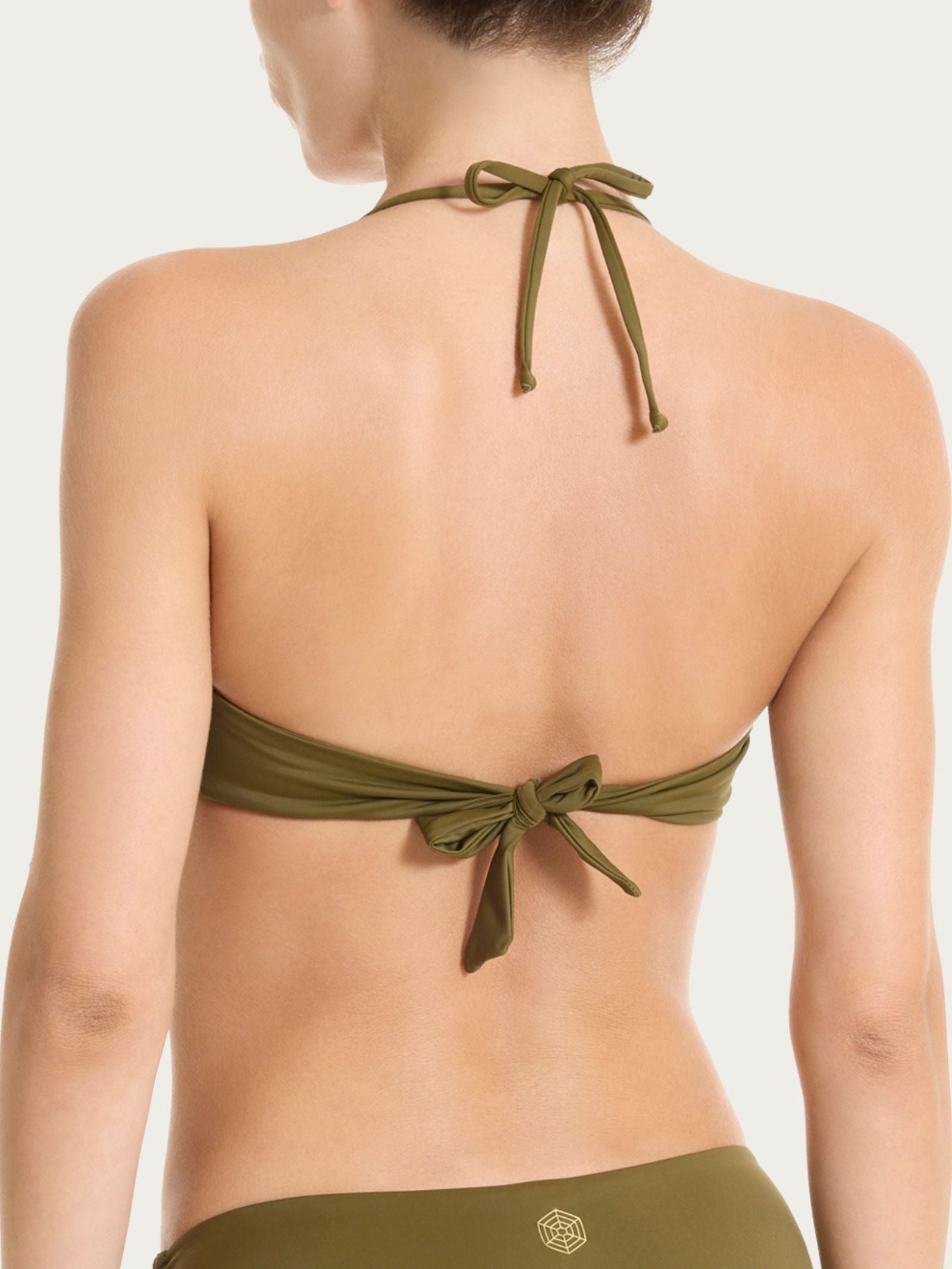 Ragno Reggiseno a Fascia Microfibra Stretch Dark Olive
