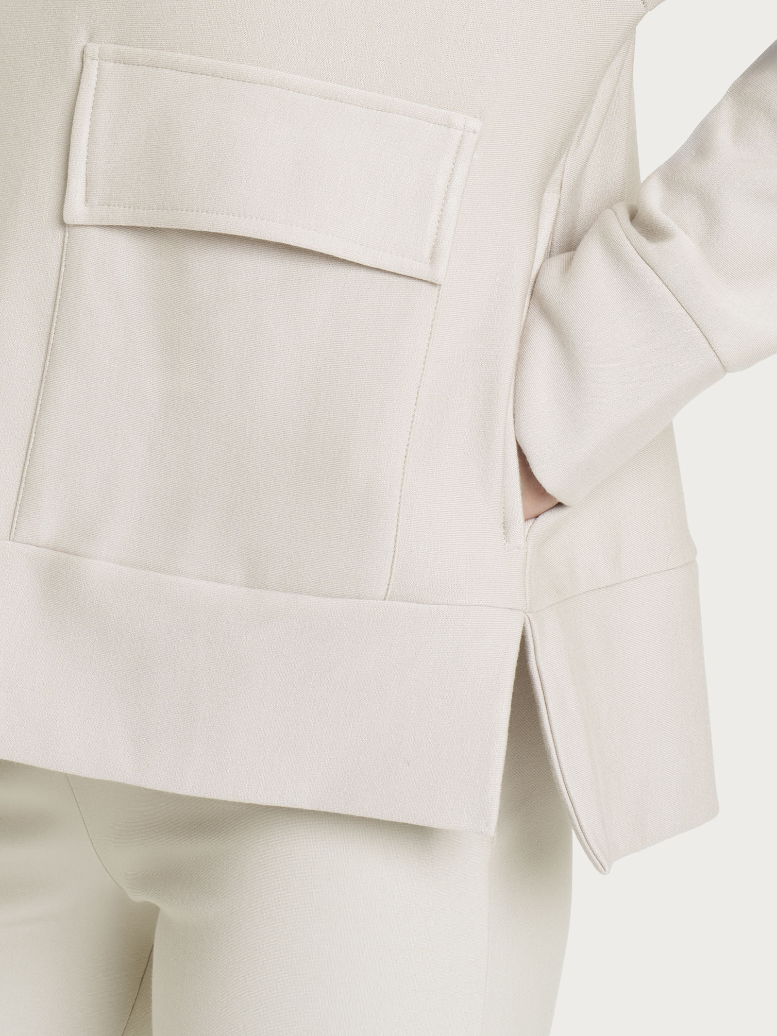 Ragno Eco Techno Fleece Giacca Donna Champignon Zip
