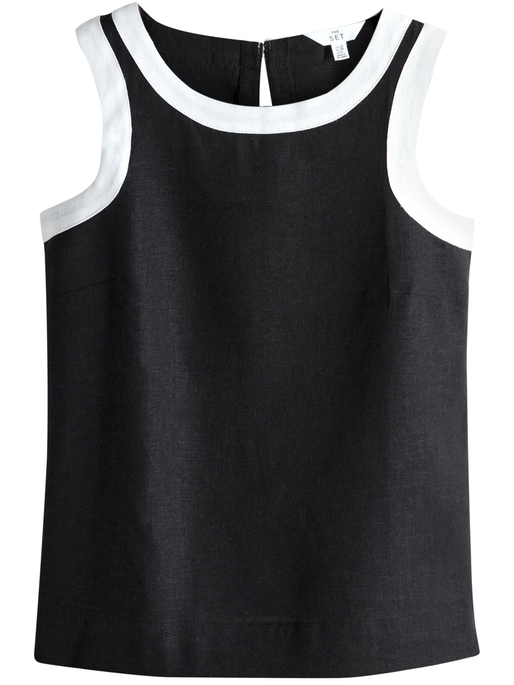 Next The Set Top Donna Confezione da 3 Misto Lino