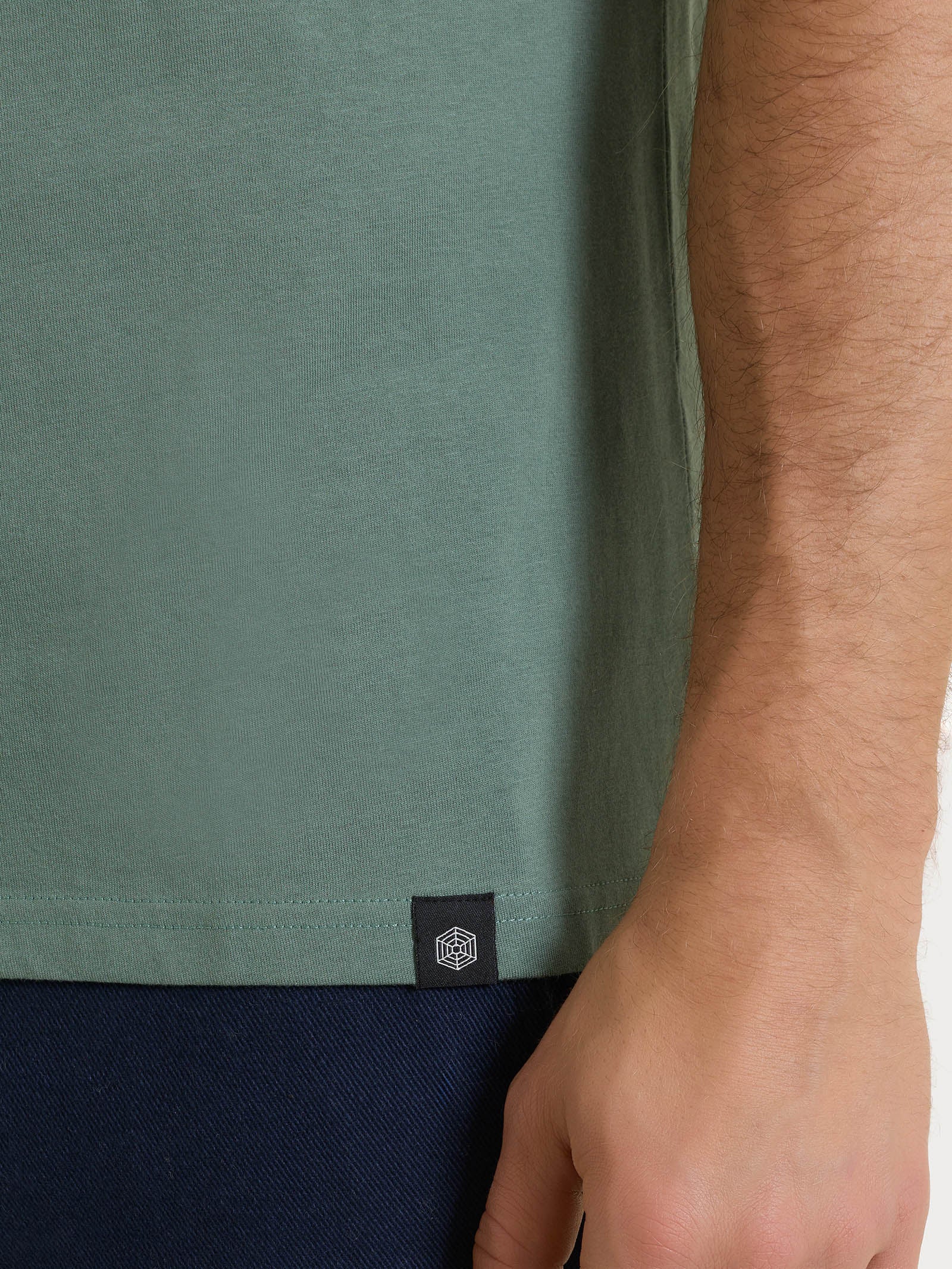 Ragno T-shirt Girocollo Jersey Cotone Laurel Wreath manica corta