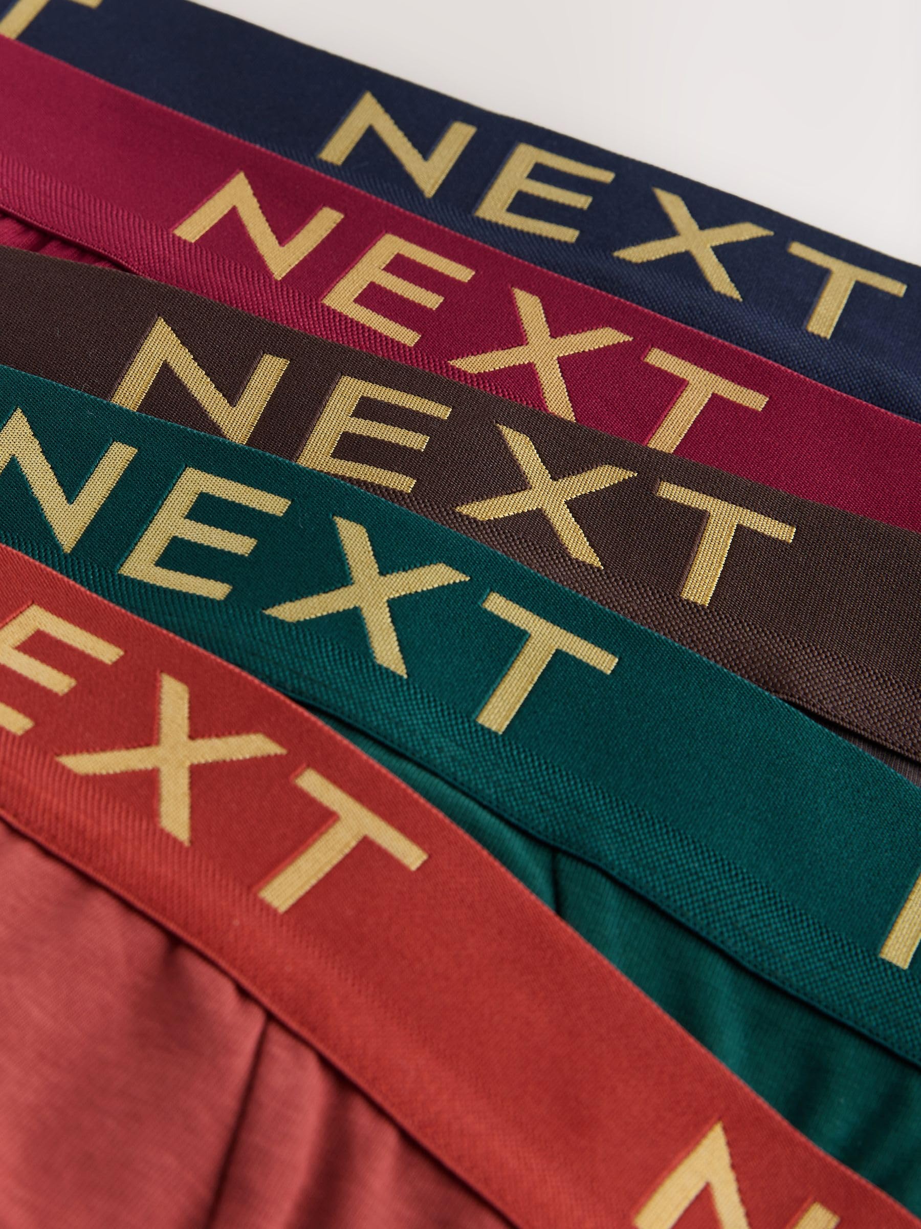 Next slip uomo misto cotone confezione da 5 rich colour
