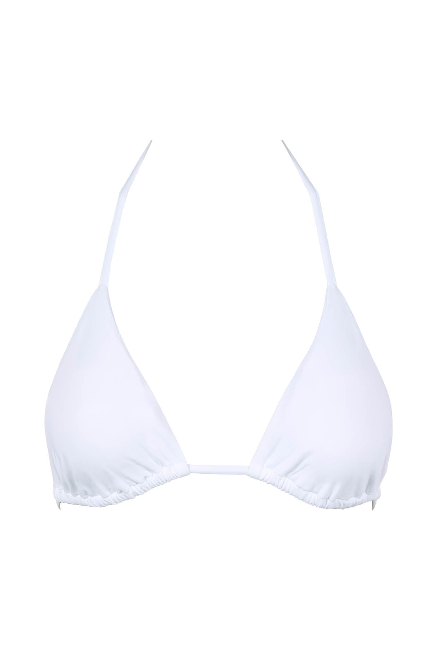 Goldenpoint top bikini triangolo microfibra tinta unita