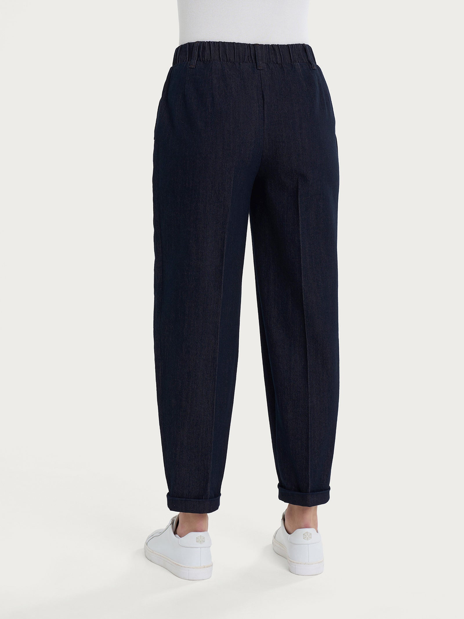 Ragno 4 Seasons Denim Jeans carota tapered Nero