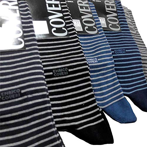 Lady C calzini uomo cotone elasticizzato 5 paia fantasia