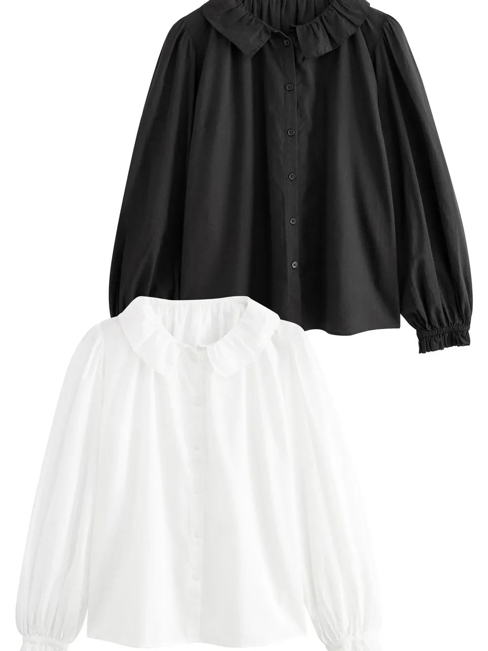 Geo Next The Set blusa donna cotone 2 pezzi volant