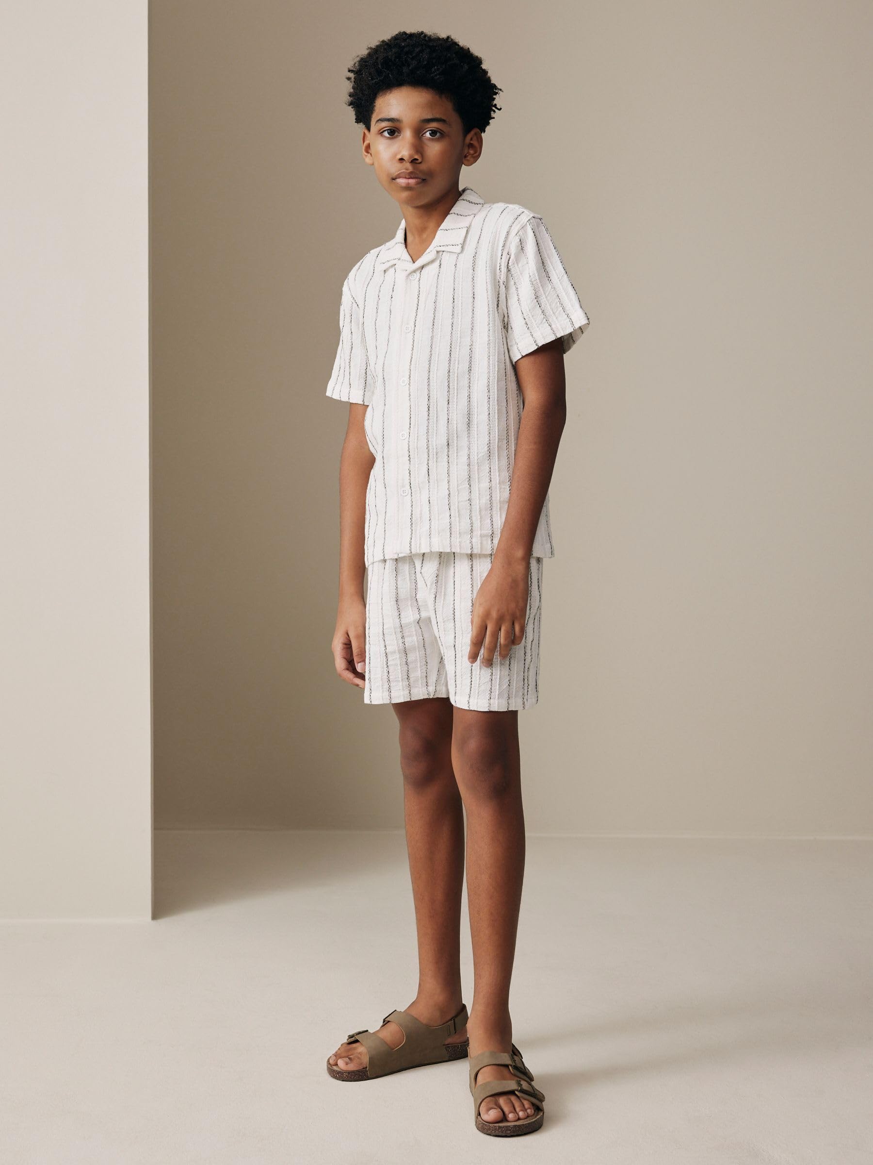 Next completo camicia shorts bambino 122 righe