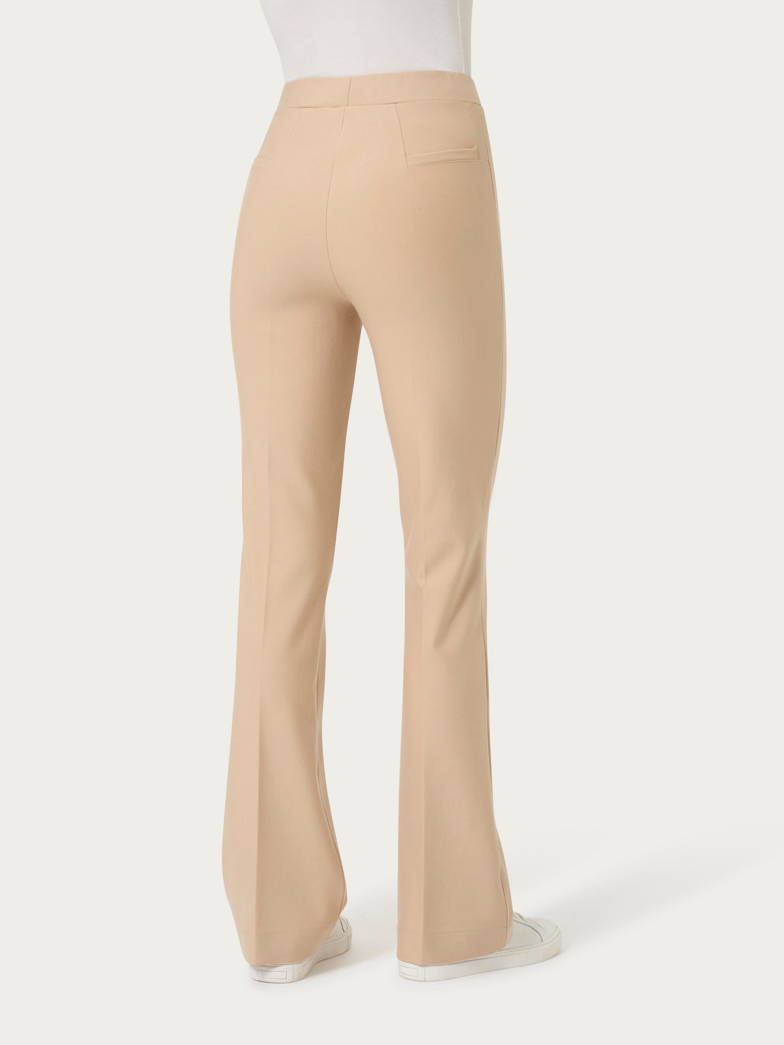 Ragno Compact The Flare pantalone Irish Cream scampanato