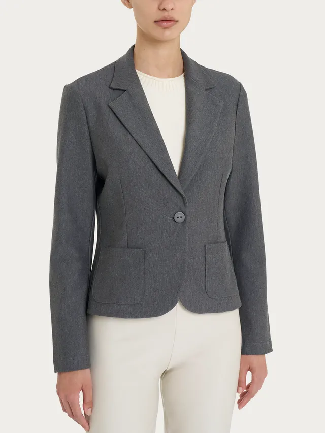 Ragno Compact blazer donna Ardesia Mel.
