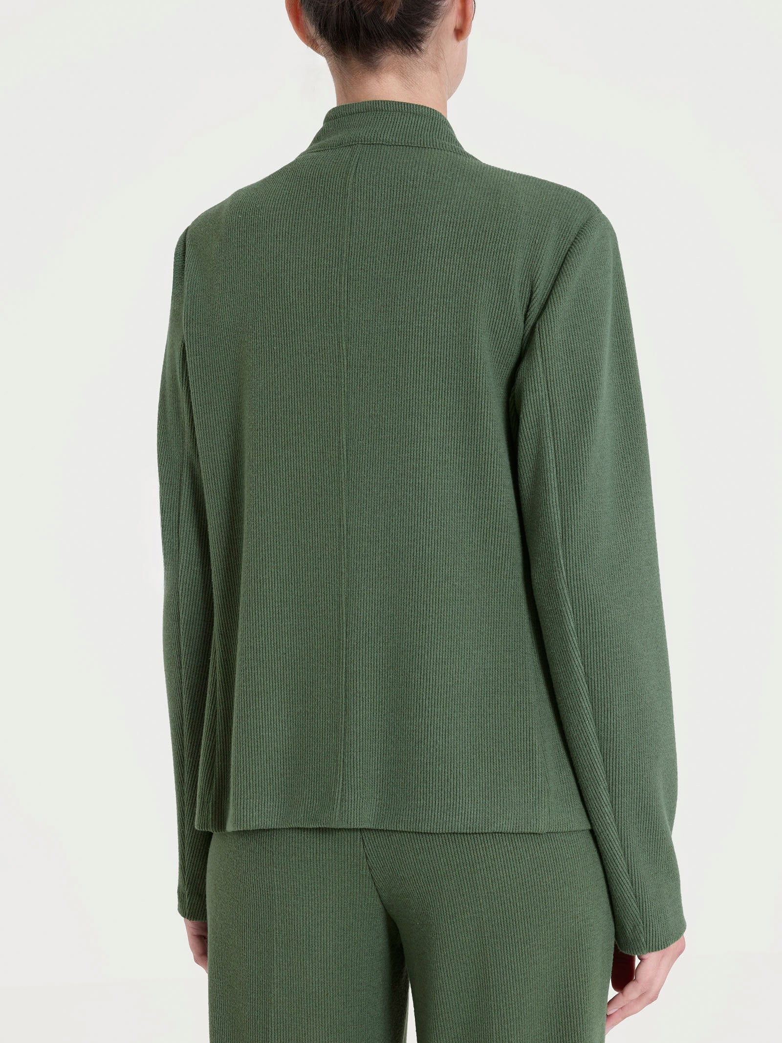 Ragno Velvet Blazer Corto Giacca Bronze Green caldo