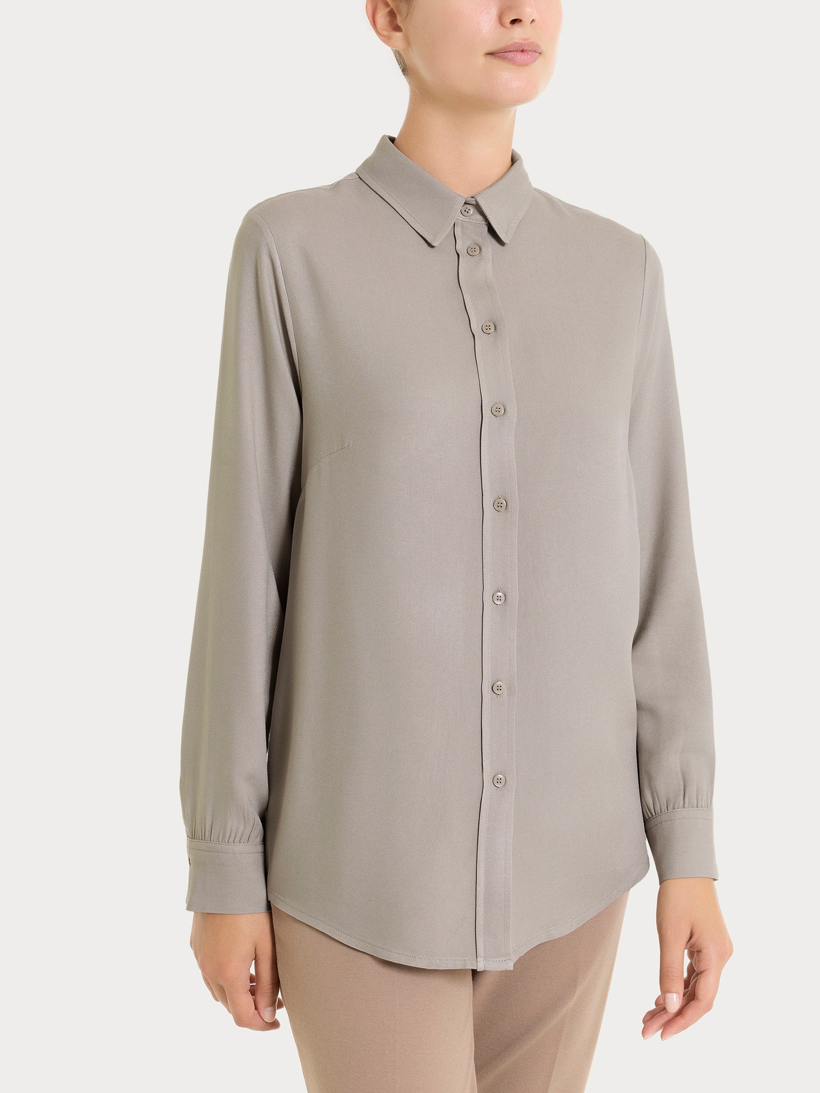 Ragno Winter EcoSeta camicia manica lunga string