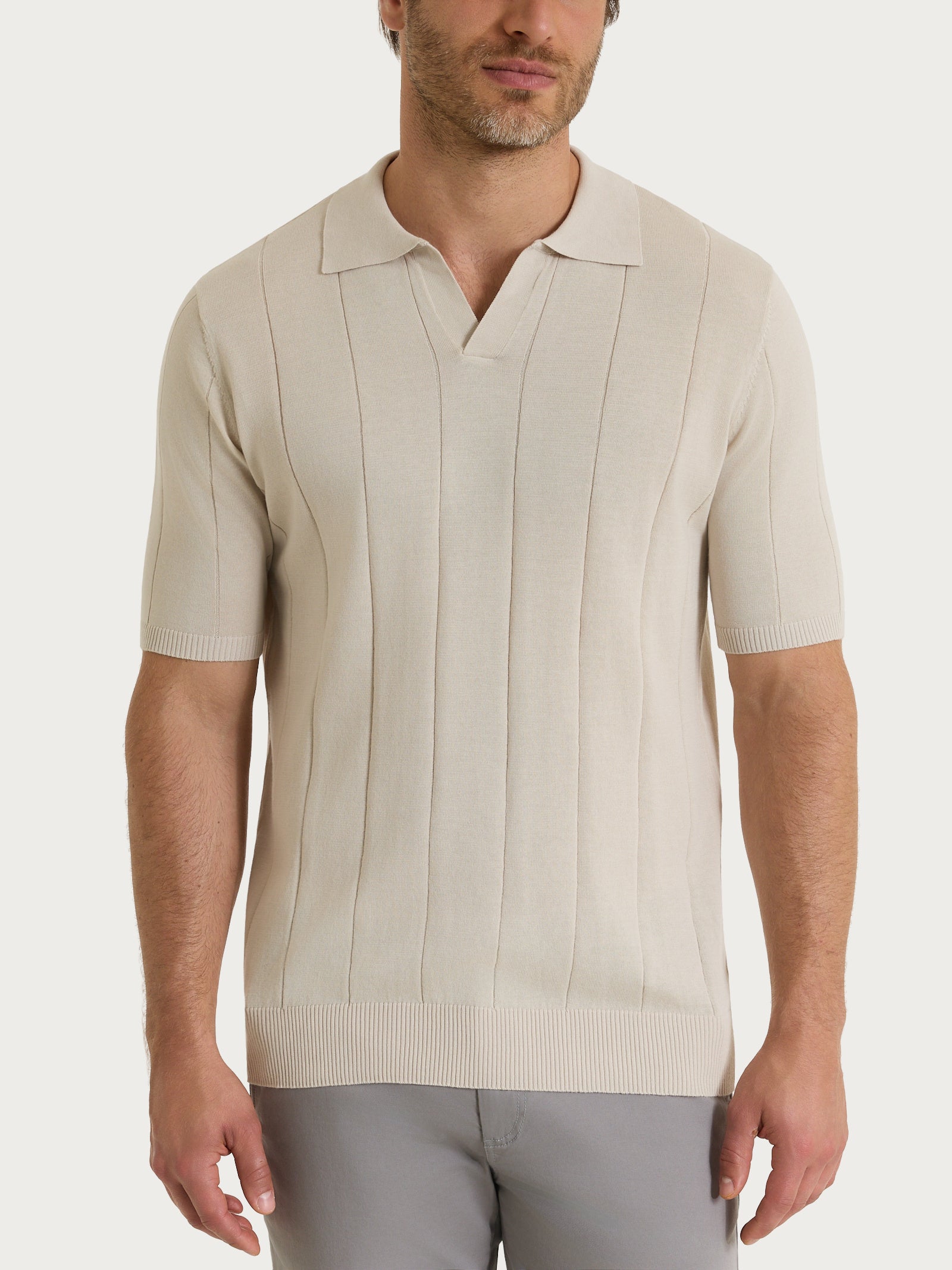 Ragno Puro Cotone polo manica corta Champignon costa