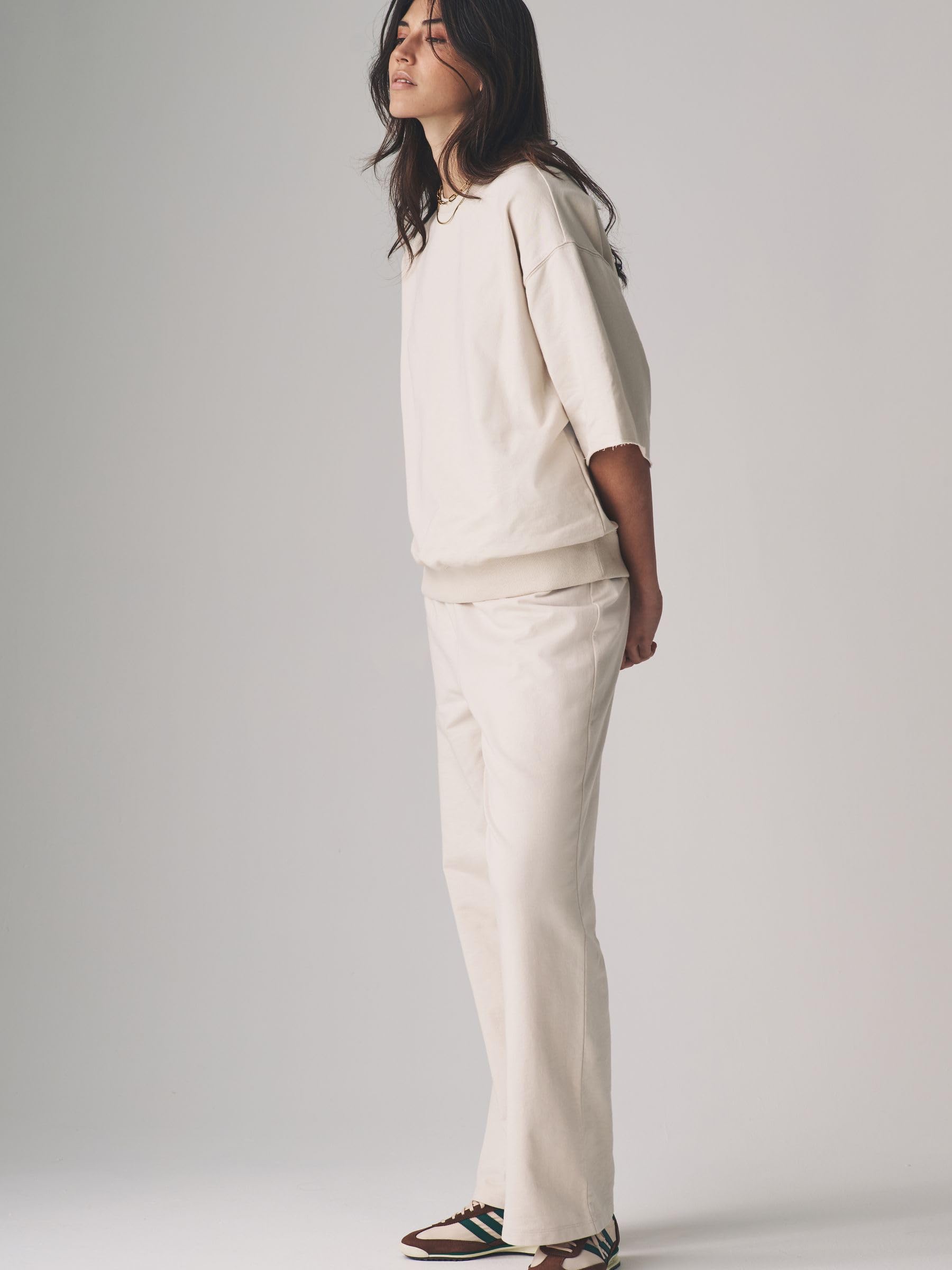 Next The Set Pantaloni Jogging Gamba Larga x2 Felpati