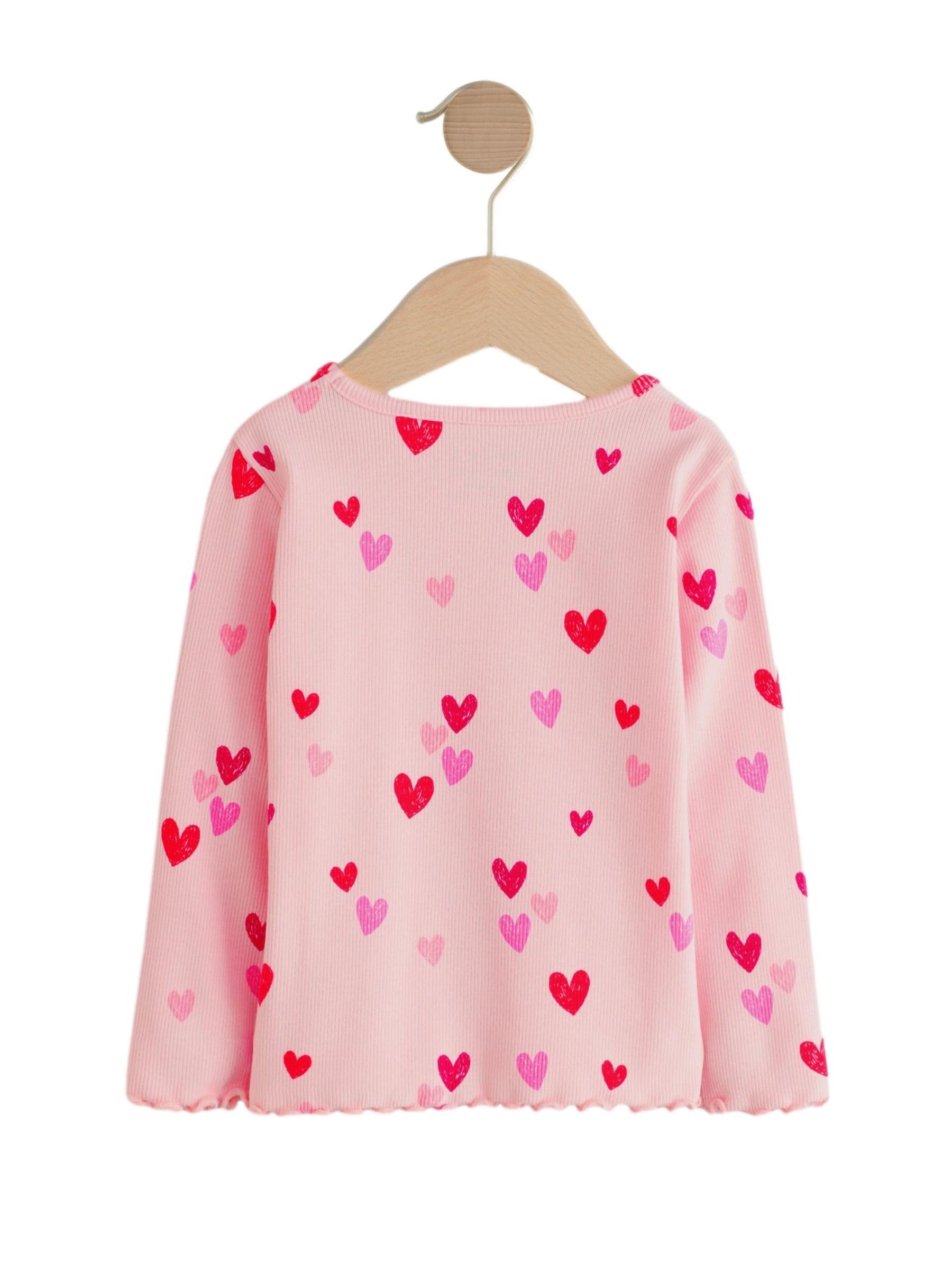 Next T-shirt maniche lunghe bambina 12-18 mesi coste