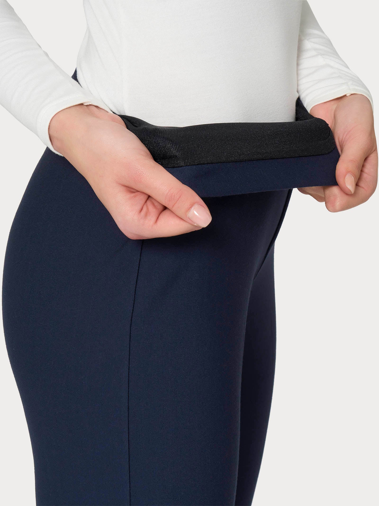 Ragno Compact Pantalone Sigaretta Modellante Blu Persia