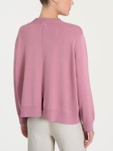 Ragno Four Seasons Short Cardigan donna lilla in viscosa