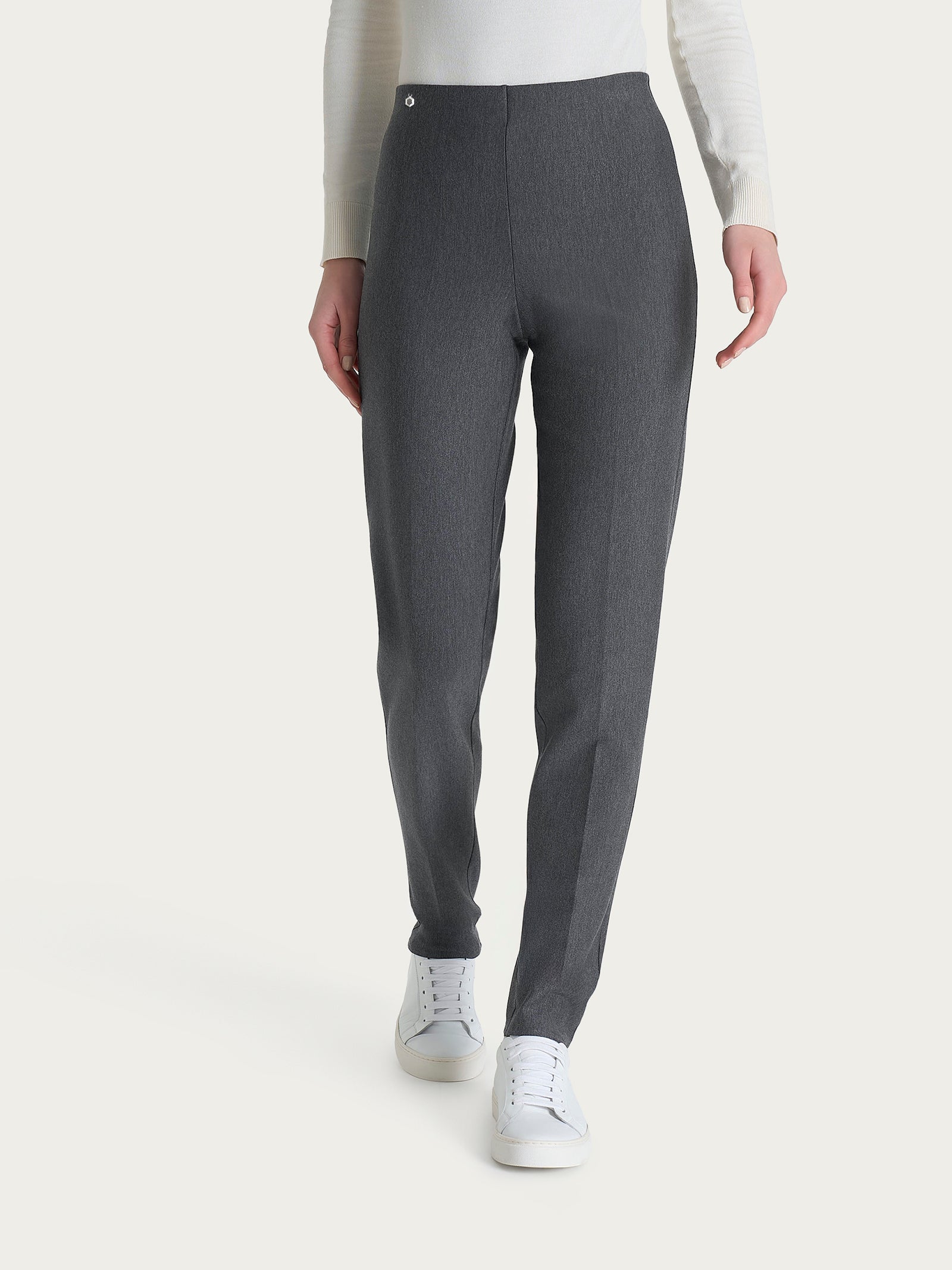 Ragno Compact The Cigarette Pantalone Donna Ardesia skinny