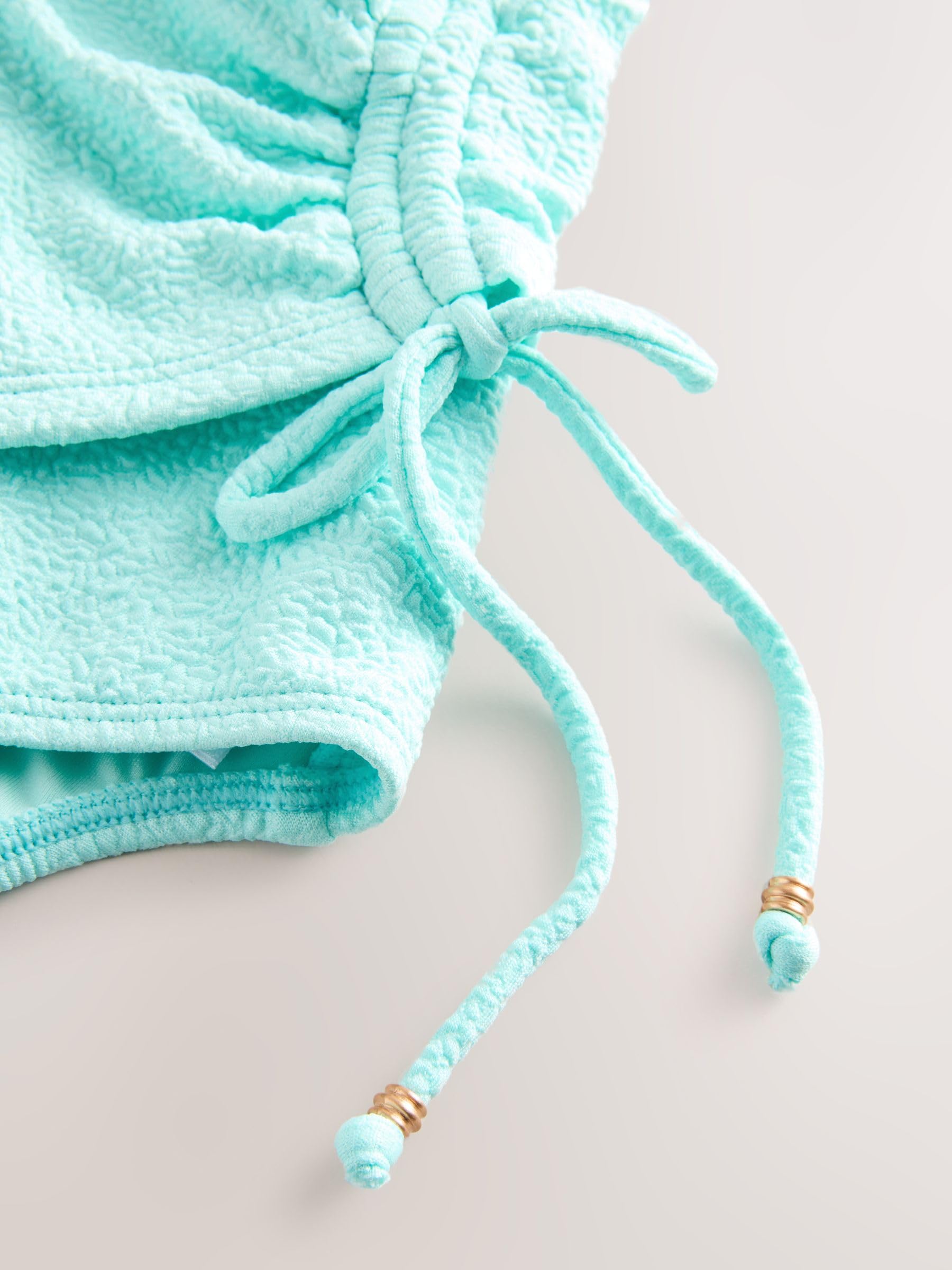 Next costume intero modellante taglia 50 verde menta ruches