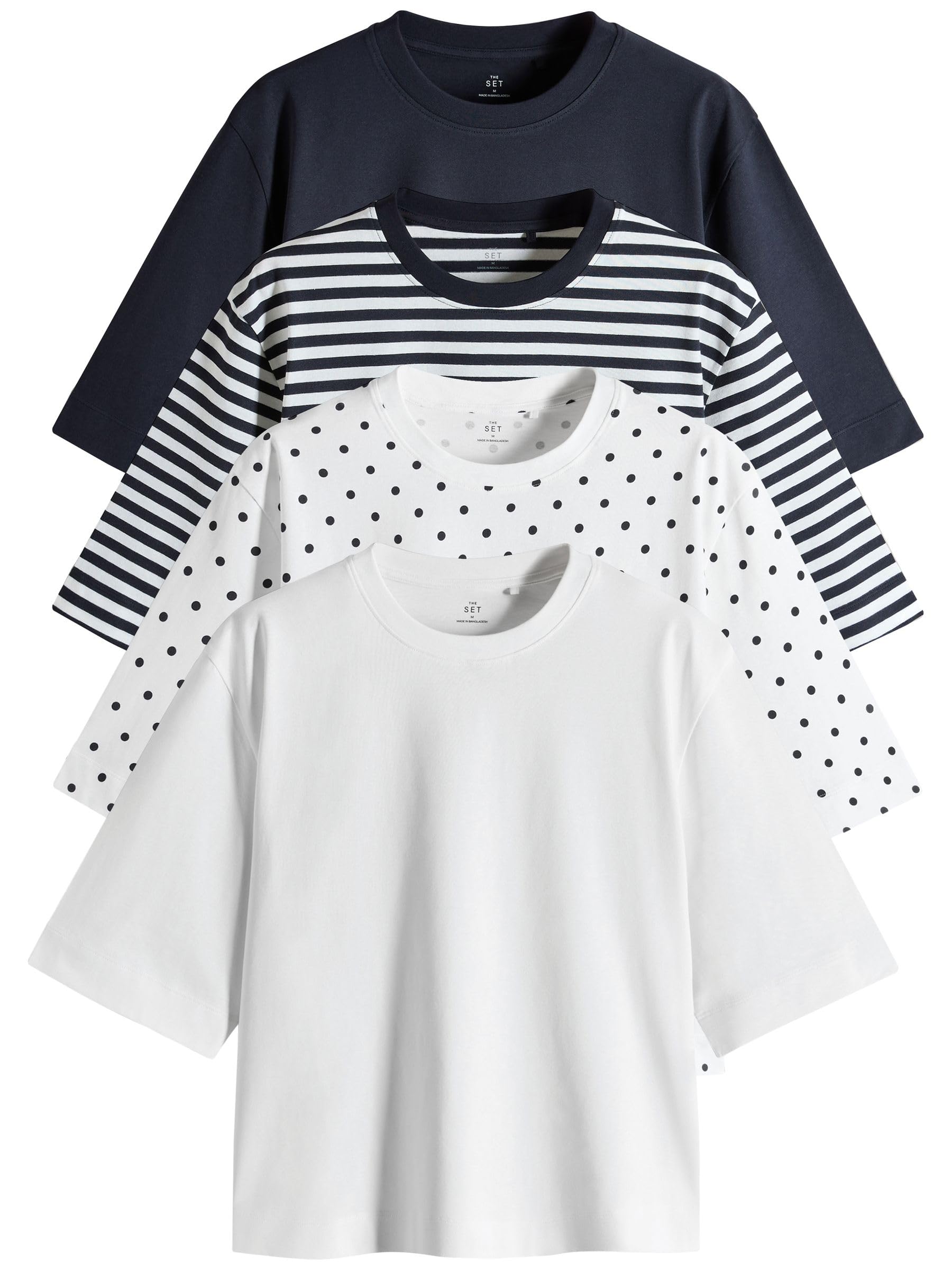 Next The Set T-Shirt Pesanti Cotone x4 Comode