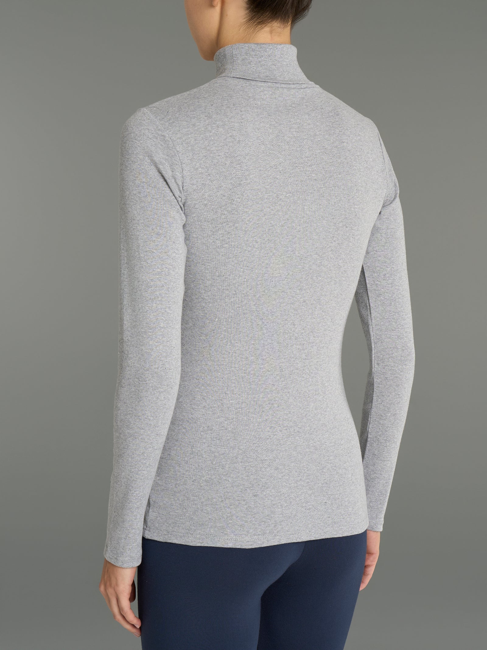 Ragno Thermo Cotton dolcevita Argento Mel. cotone