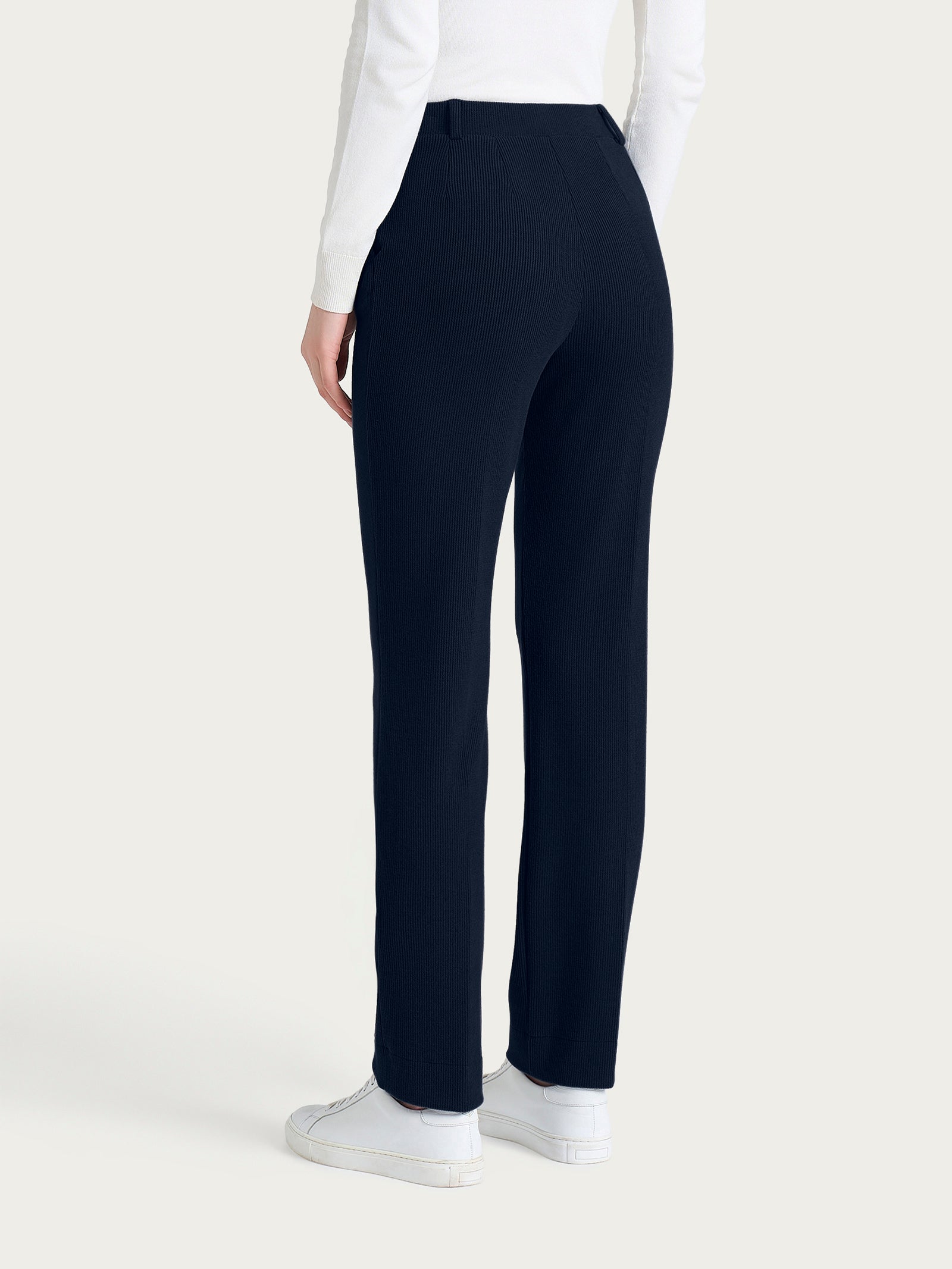 Ragno Velvet dritto pantalone Bleu caldo