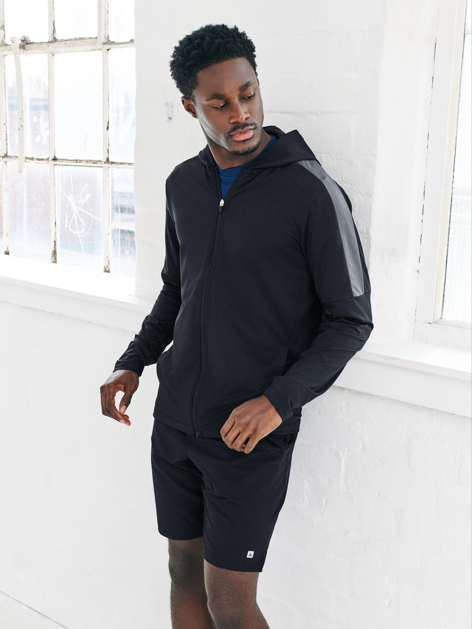 Next felpa uomo con cappuccio zip intera allenamento