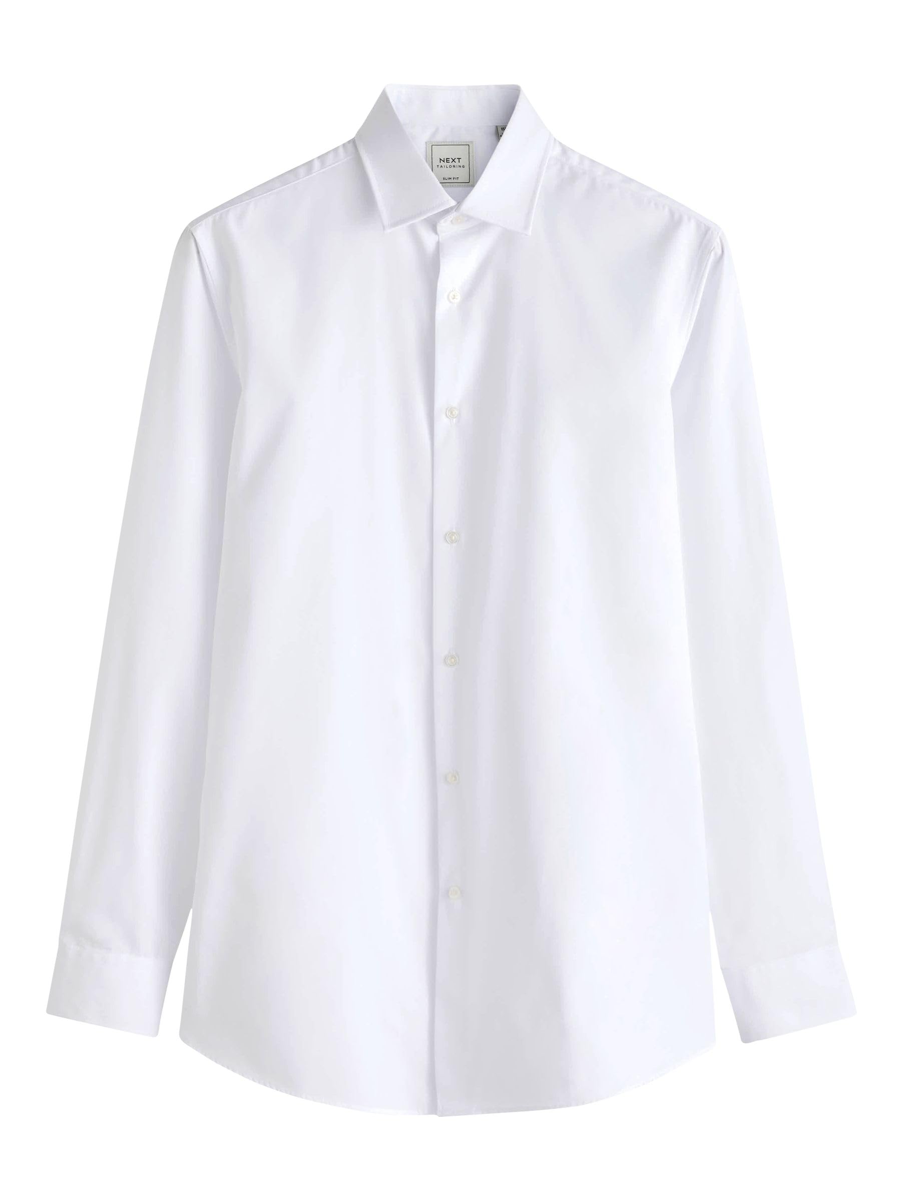 Next Easy-Care camicia polsino singolo 4 pezzi uomo
