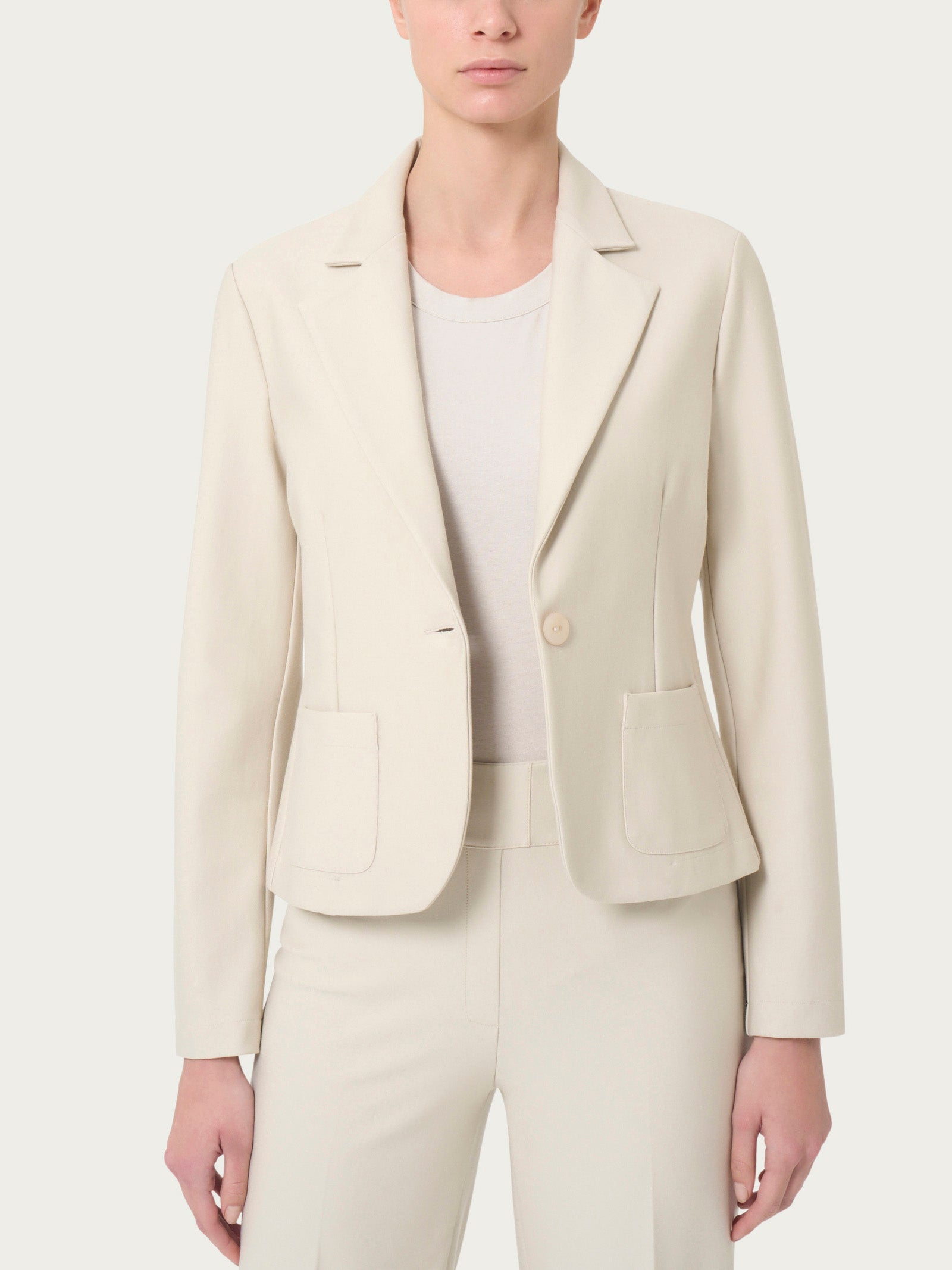 Ragno Compact Blazer corto 1 bottone Chocolate Torte regular