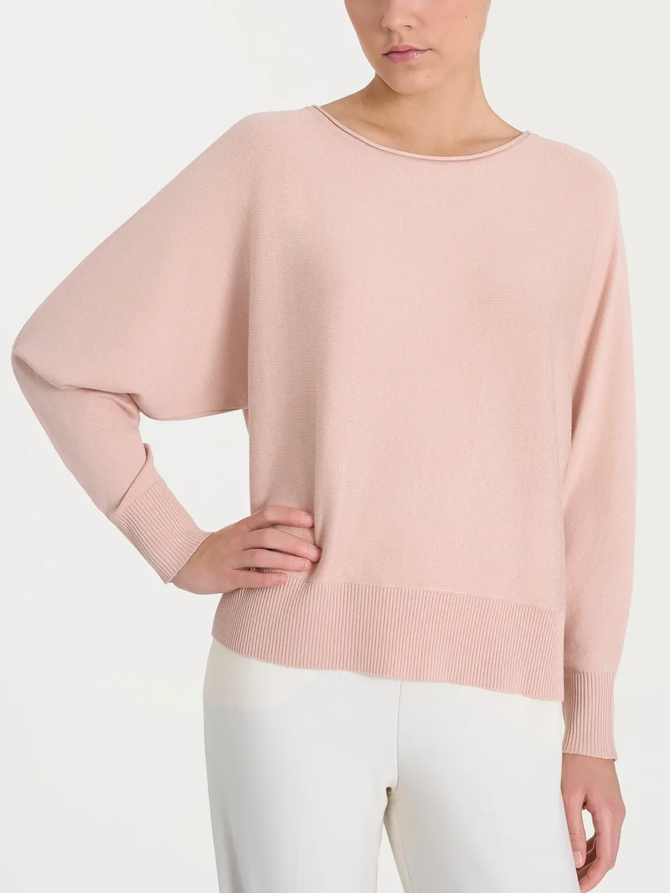 Ragno Four Seasons manica pipistrello maglia rosa viscosa