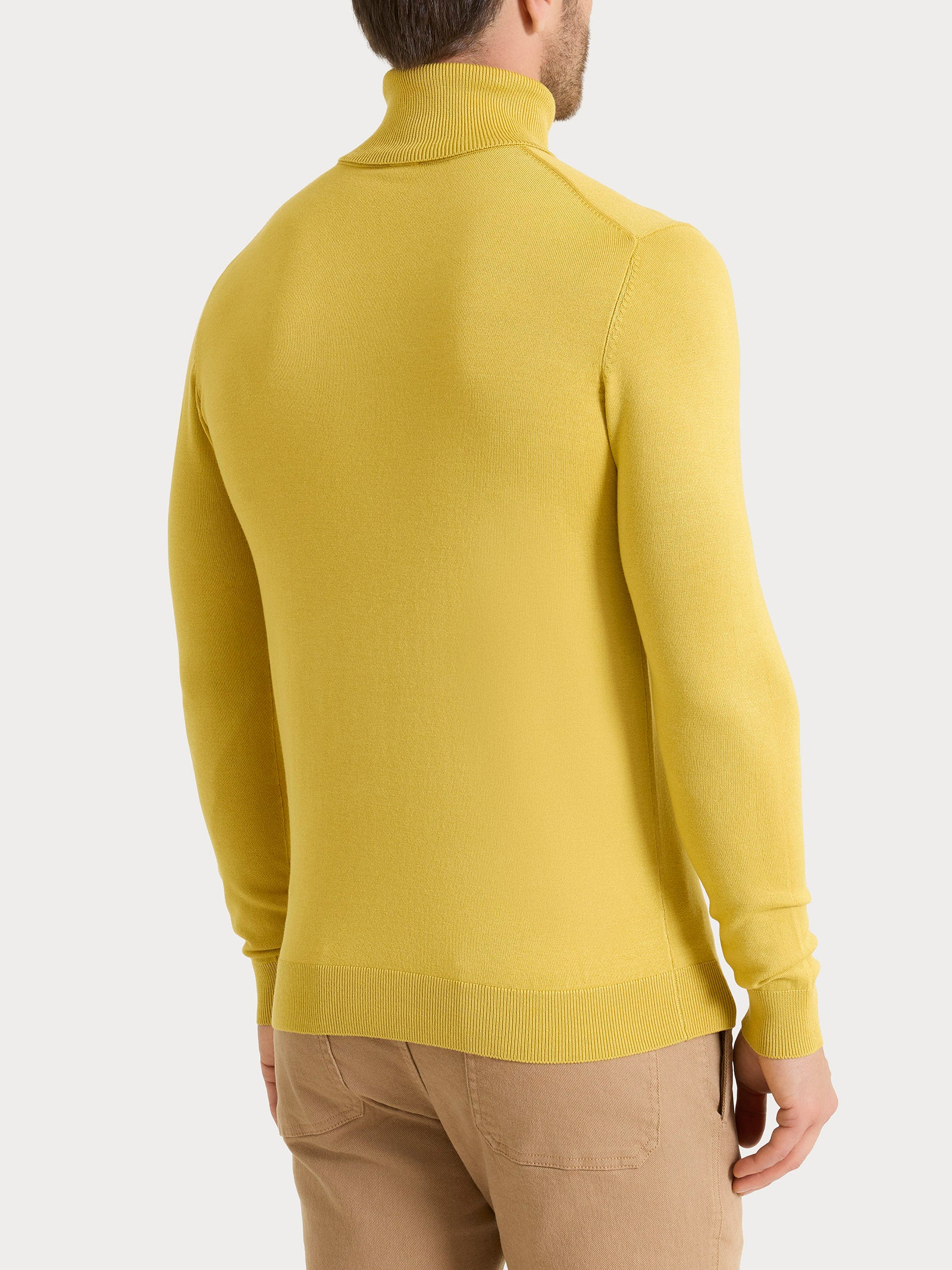 Ragno Four Seasons Dolcevita maglia uomo Oil Yellow
