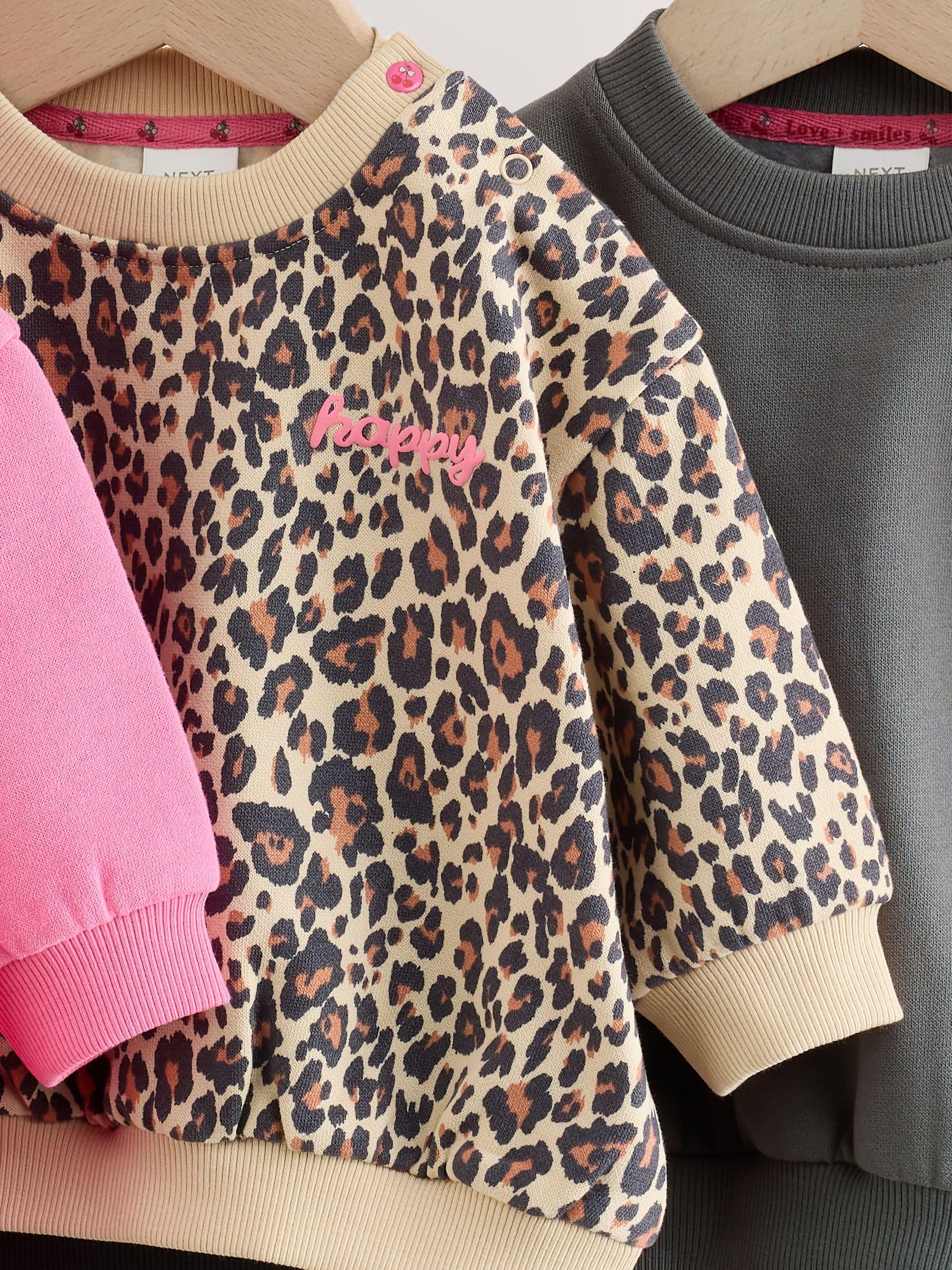 Next completo neonata felpato con leggings 80-86 da 6 pezzi