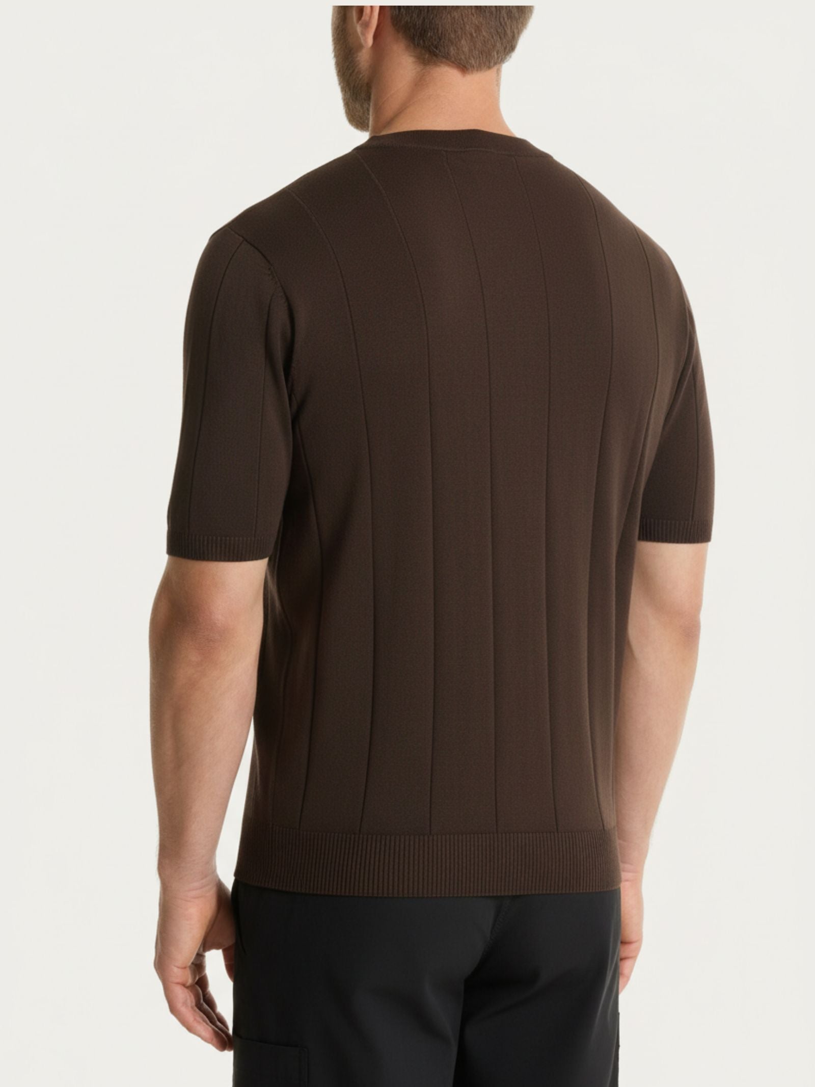 Ragno Maglia Manica Corta Chocolate Torte puro cotone uomo
