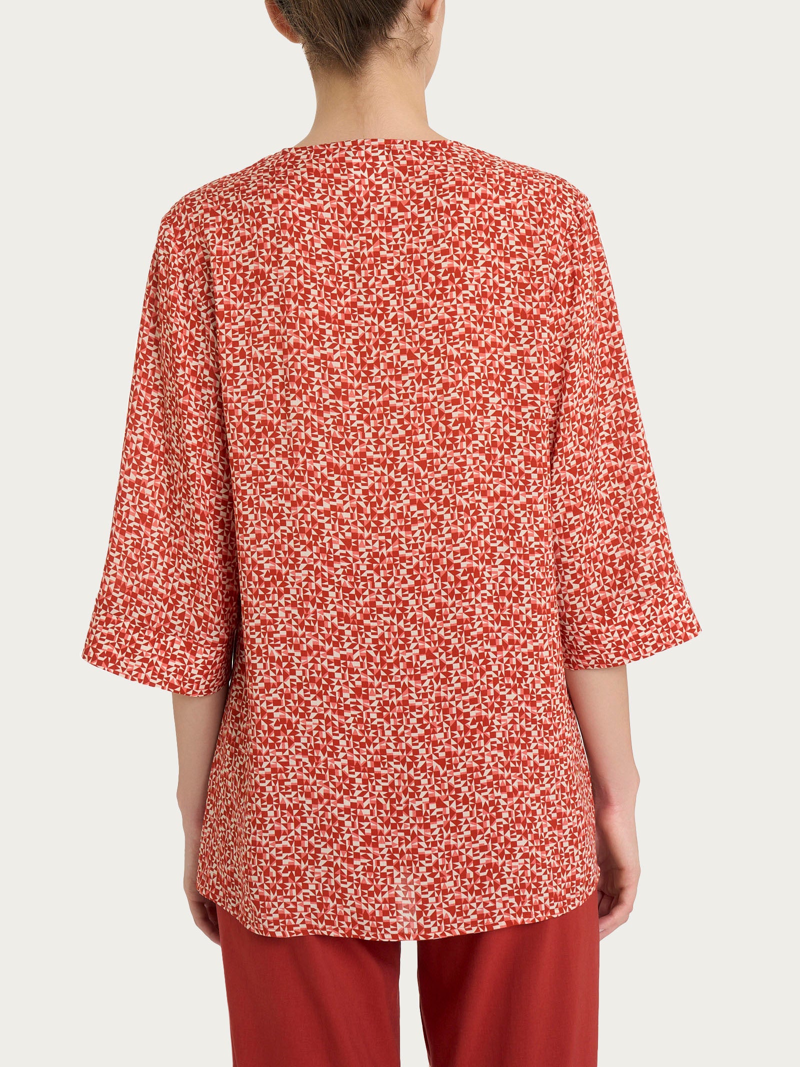 Ragno EcoSeta Blusa Manica 3/4 Dubarry Rosa Viscosa