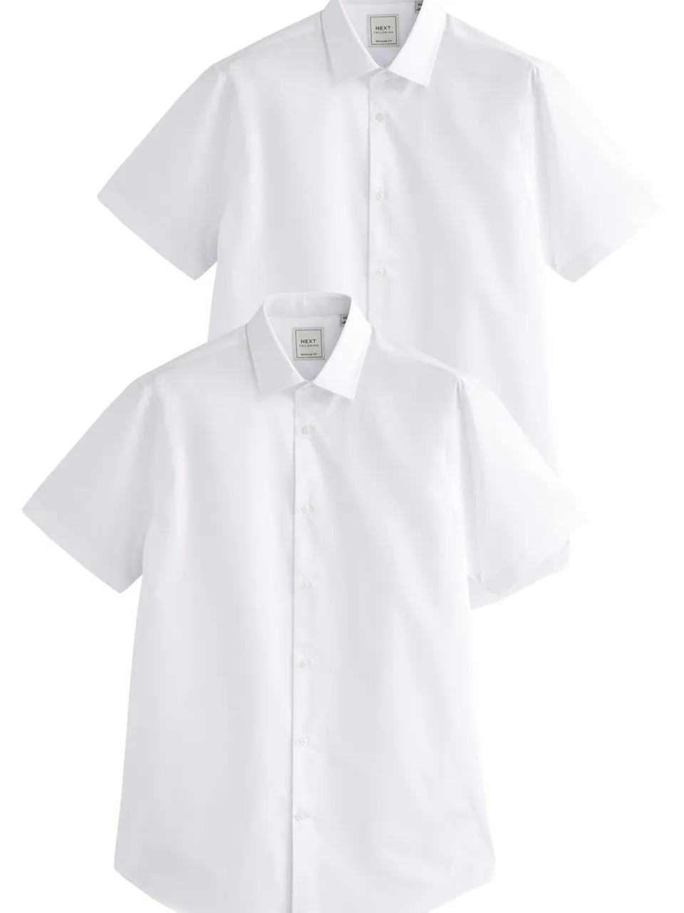 Next Easy-Care camicia maniche corte 2 pezzi elegante