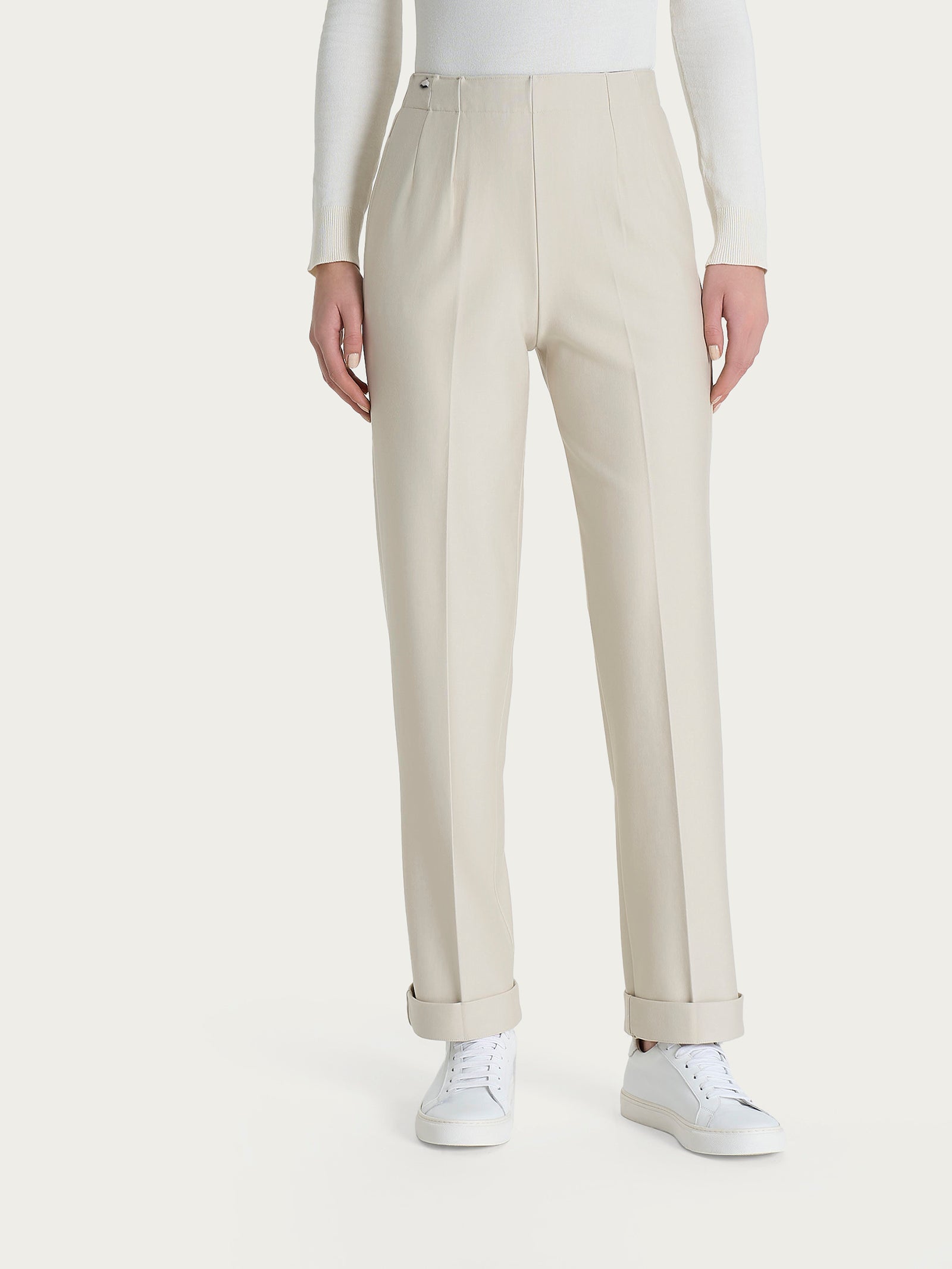 Ragno Compact Pantalone Dritto Tasche Champignon