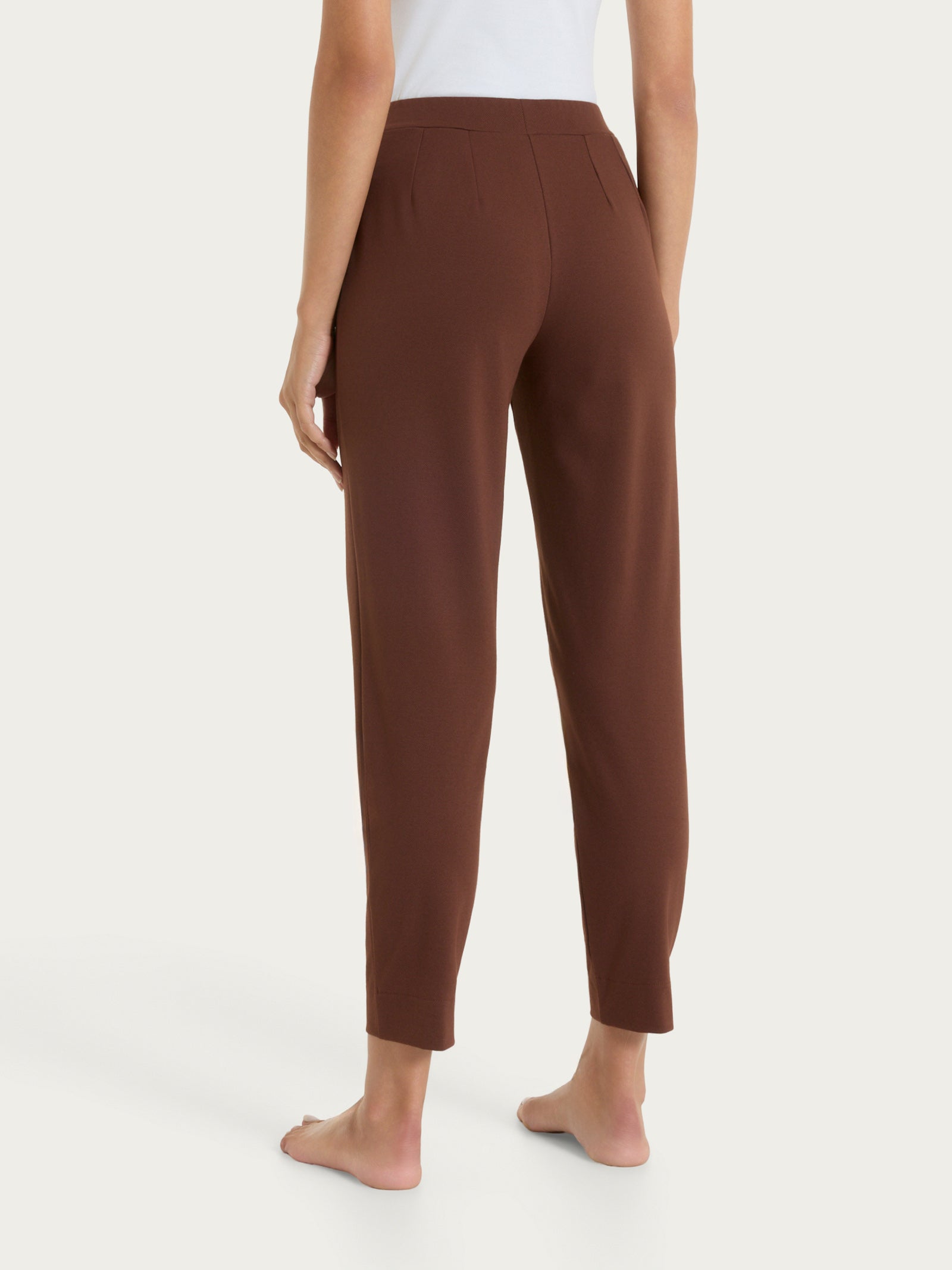 Ragno Jersey Cotone Pantalone Carota Chocolate Fondant con tasche