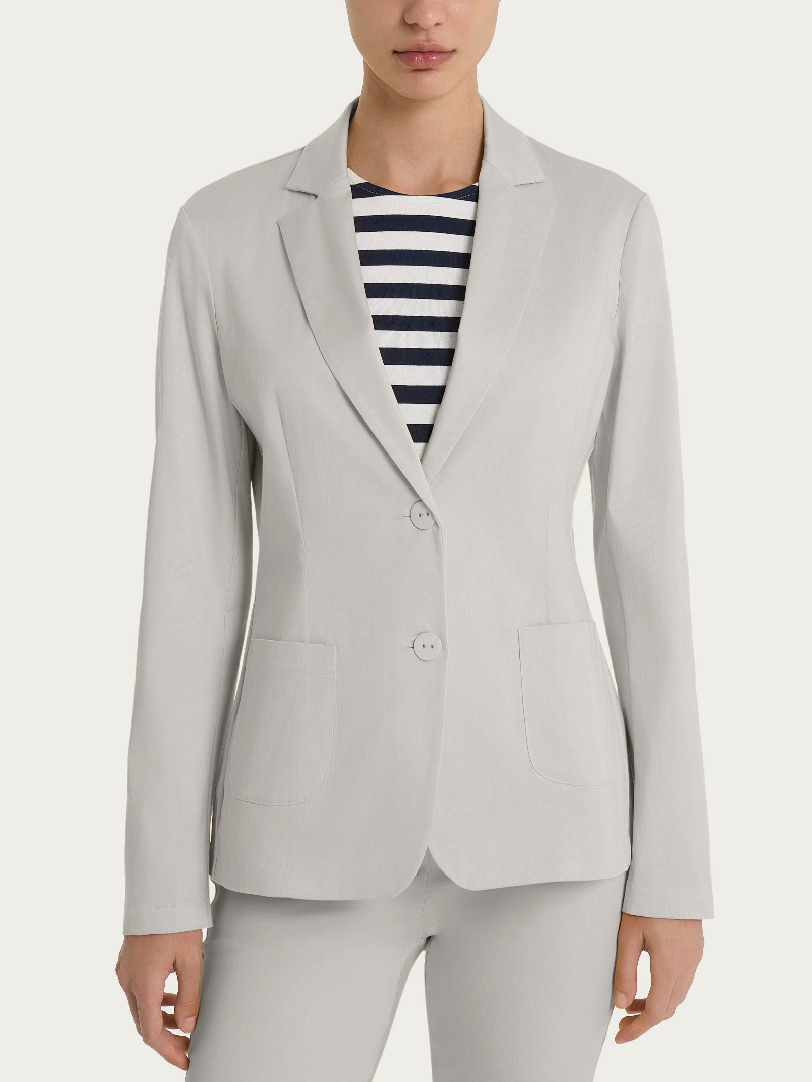 Ragno Satin Power Blazer 2 bottoni Dawn Blue