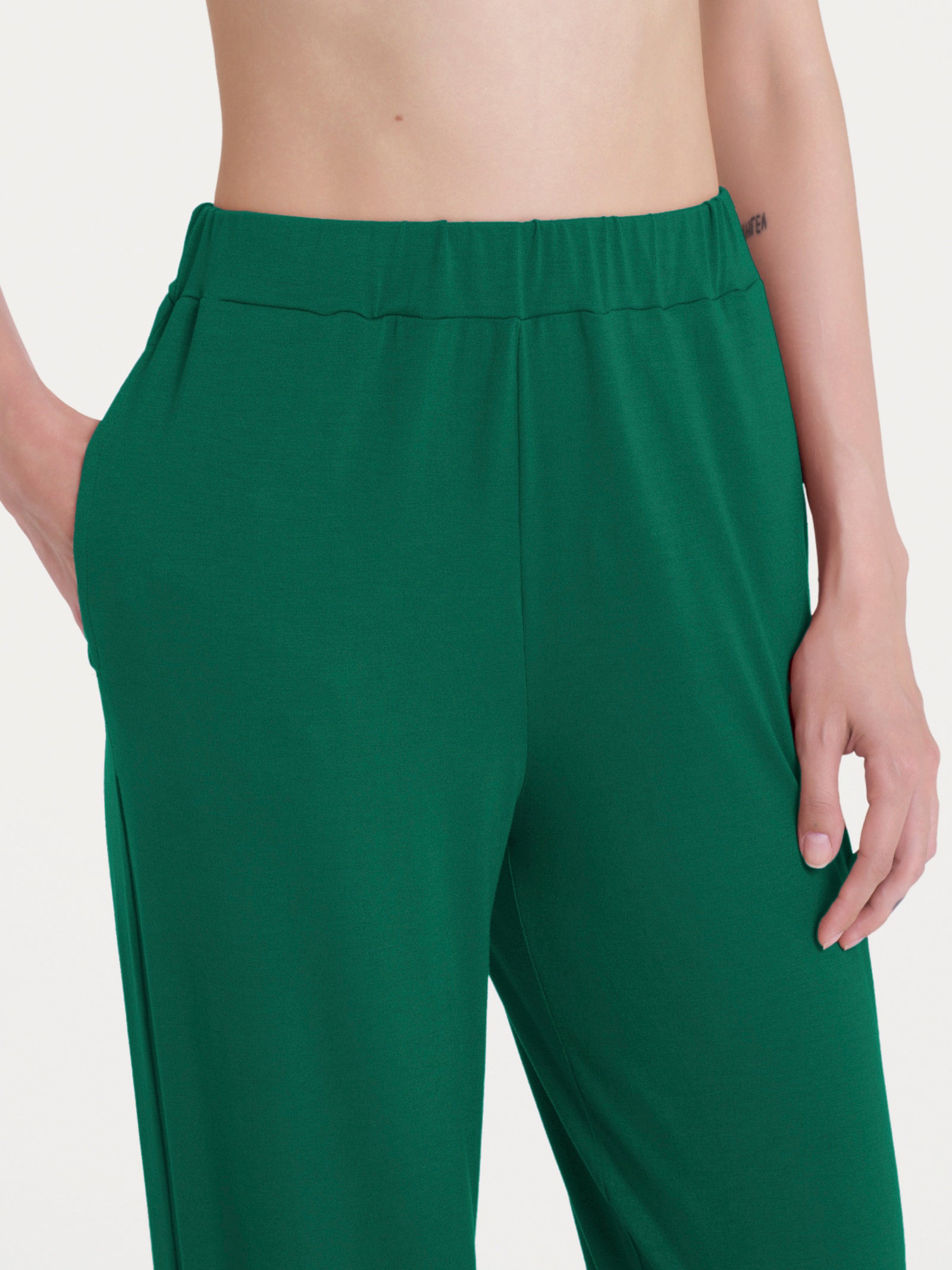 Ragno Viscosa Summer Pantalone Ampio Bayou Wide Leg