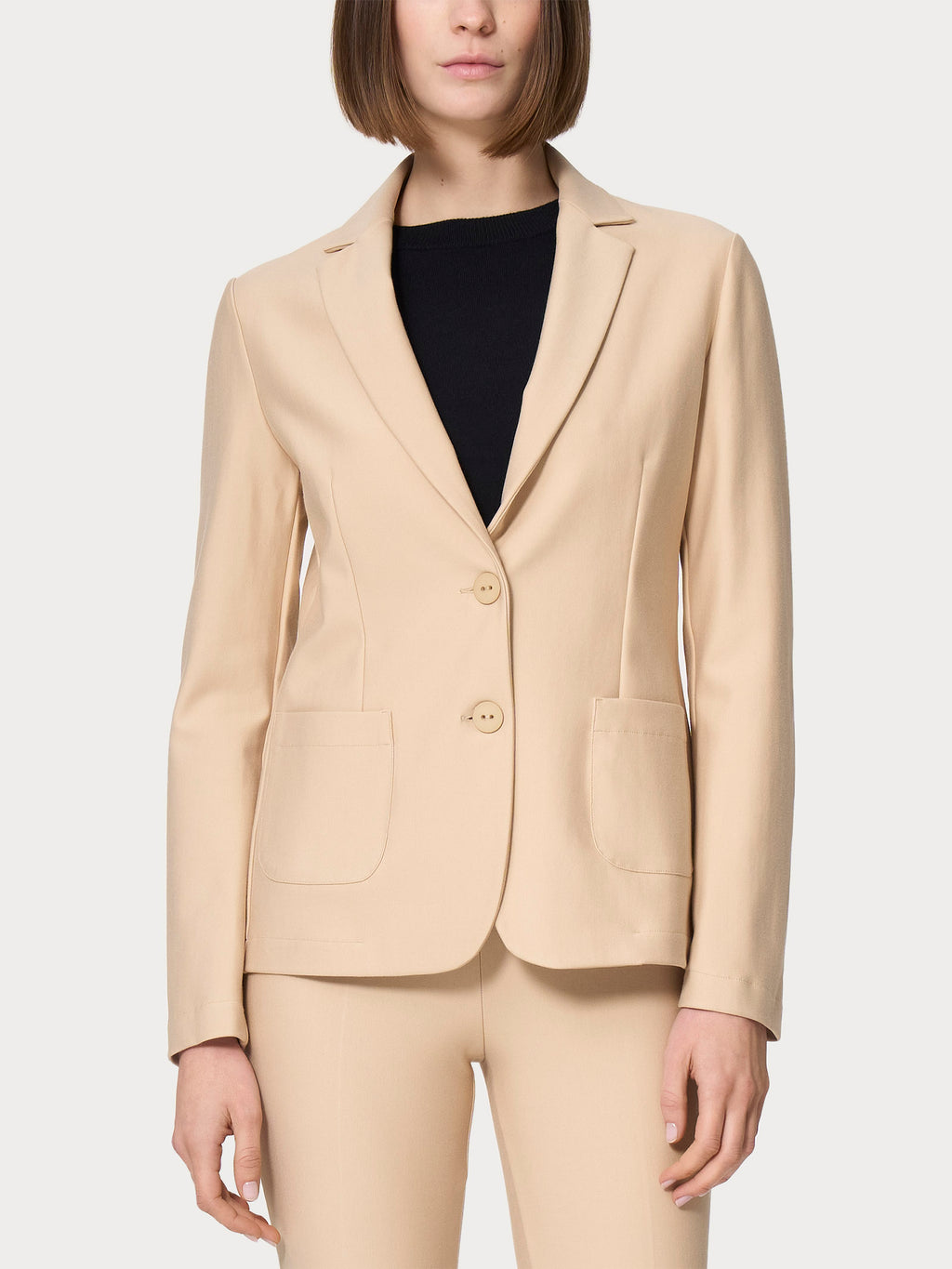 Ragno Compact blazer due bottoni Irish Cream elastico