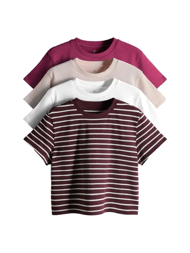 Geo Next The Set t-shirt donna taglio corto 4 pezzi pesante