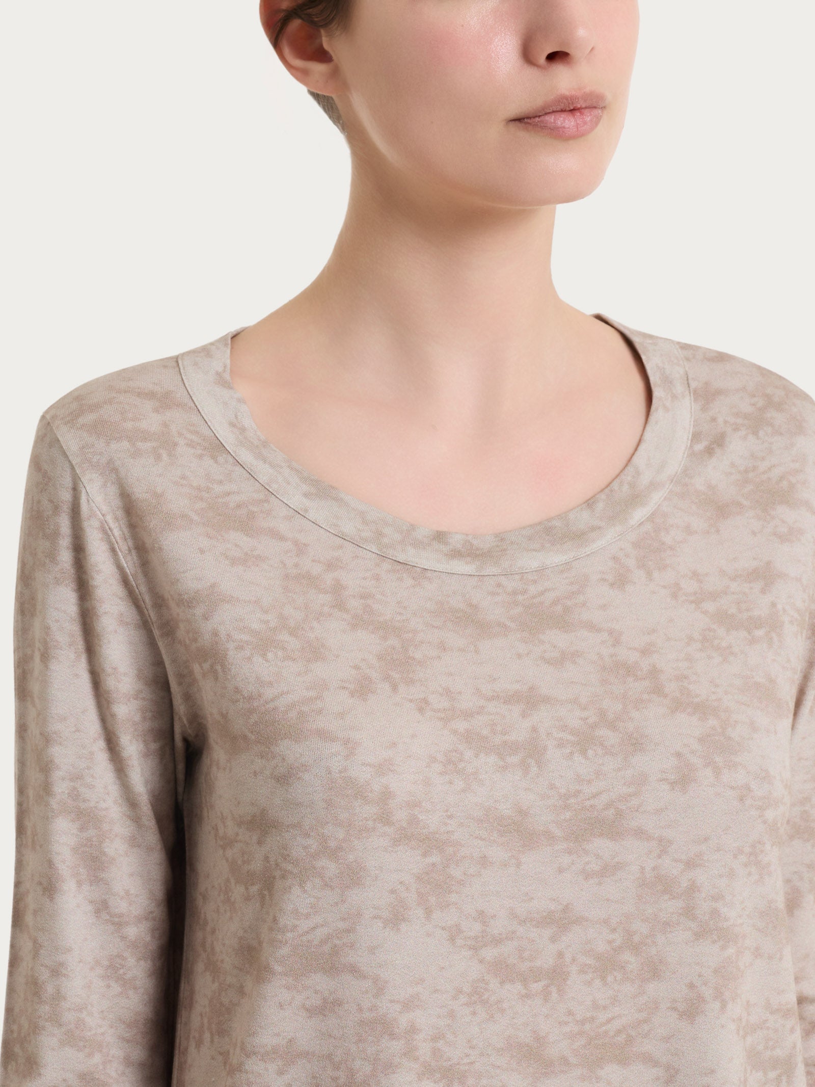 Ragno Viscosa Summer maglietta Plaza Taupe 3/4