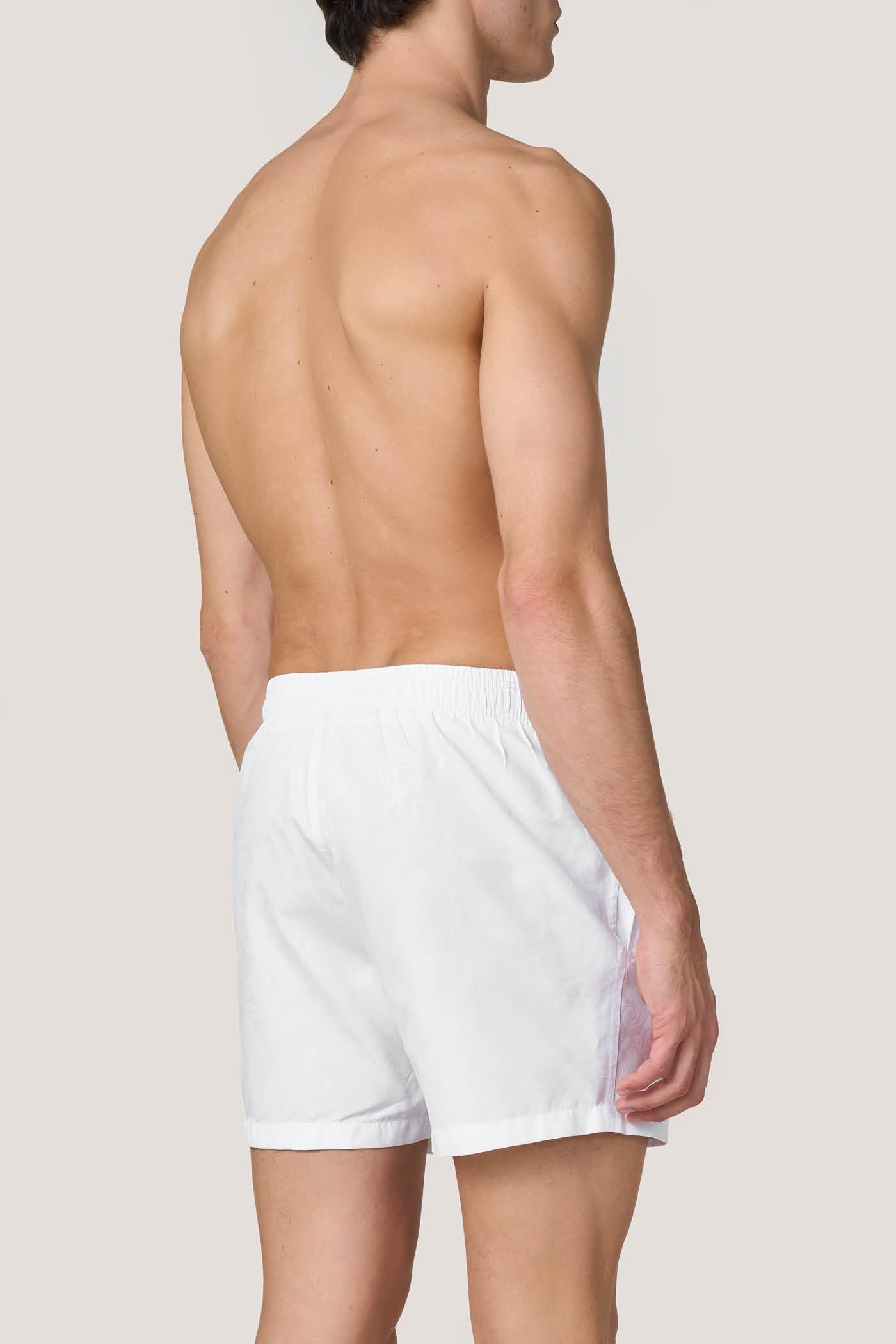 Goldenpoint Paisley costume boxer uomo fantasia blu