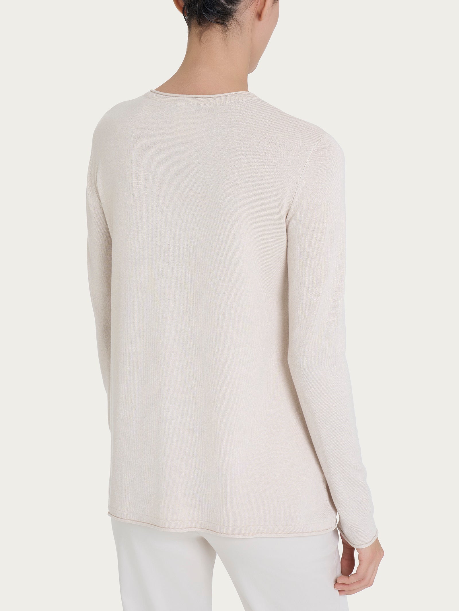 Ragno Four Seasons cardigan bottoni champignon misto viscosa