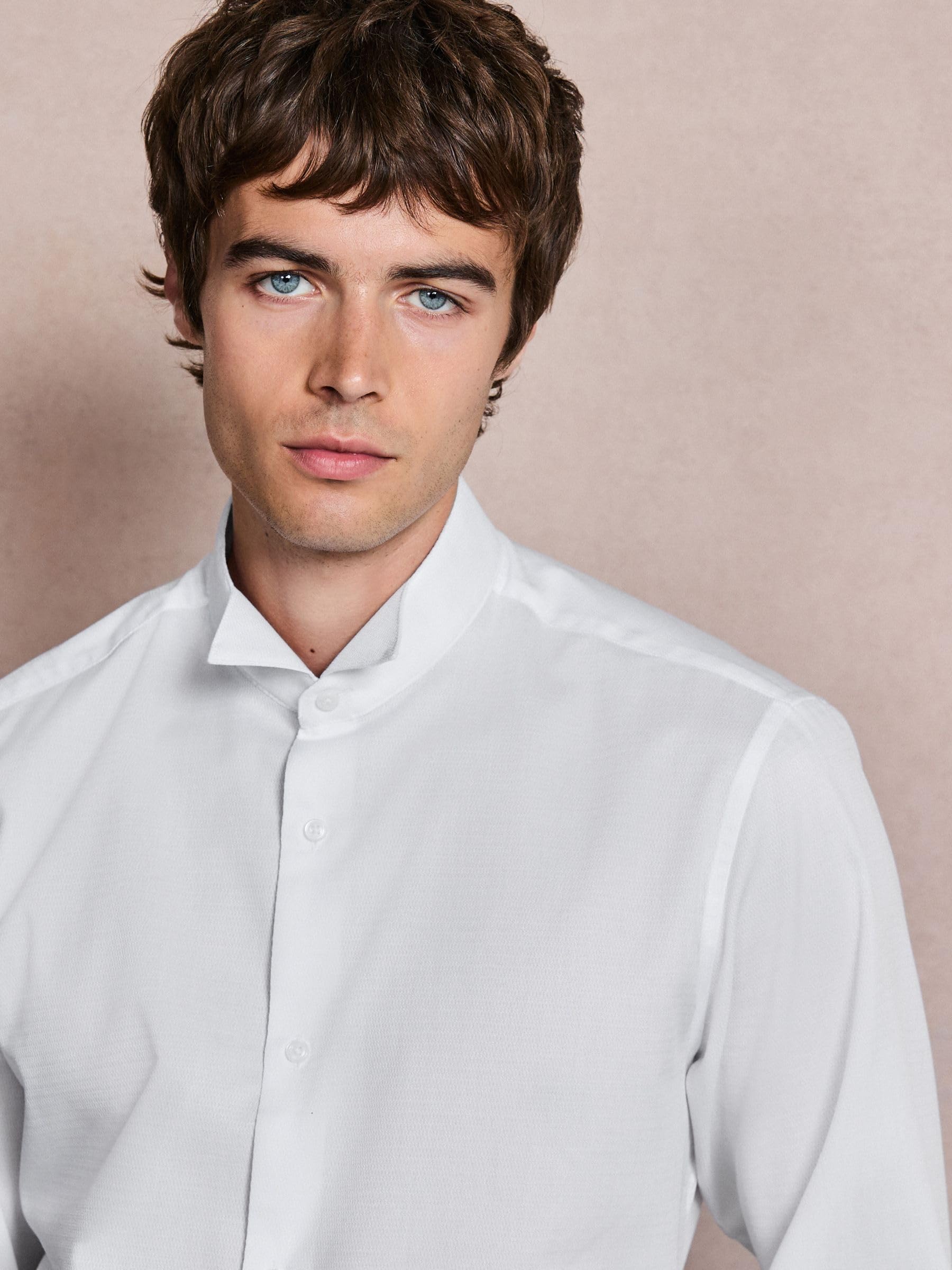 Next camicia elegante collo diplomatico bianca 42 regular