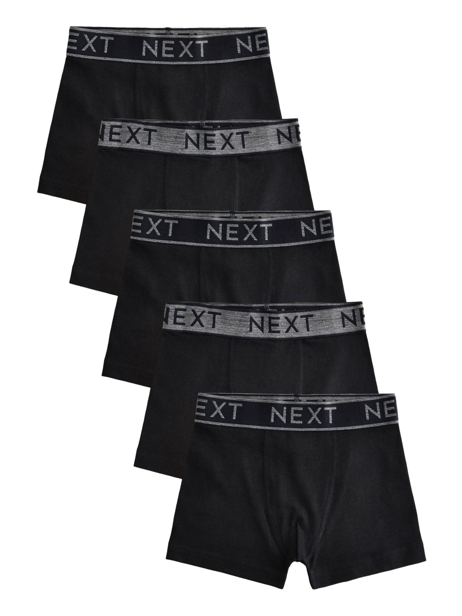 Next Ragazzo boxer aderenti cotone 7-8 anni 5 pezzi