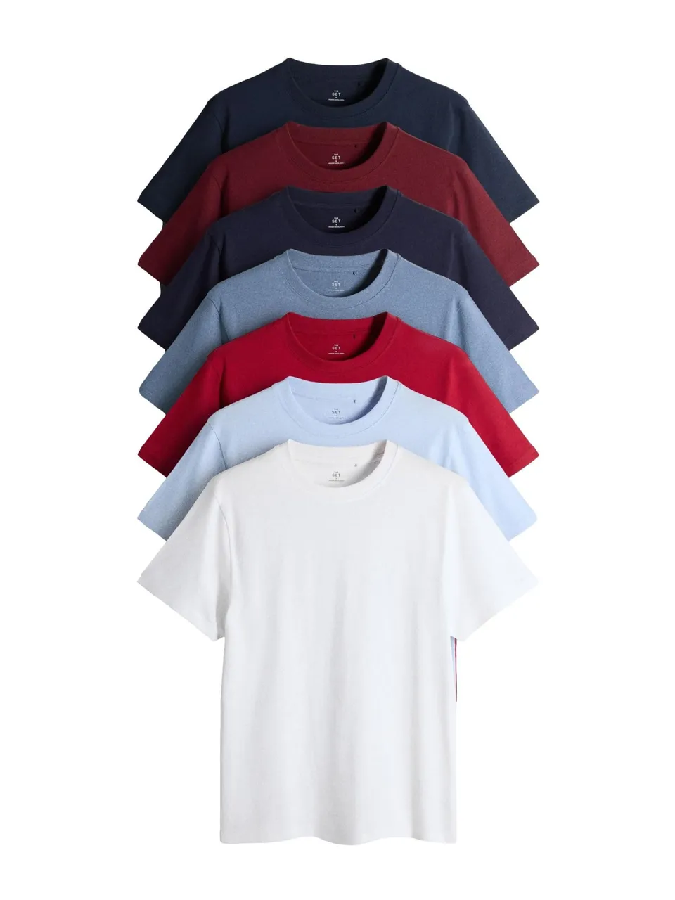 Next The Set T-Shirt Uomo Cotone 3XL 7 Pezzi