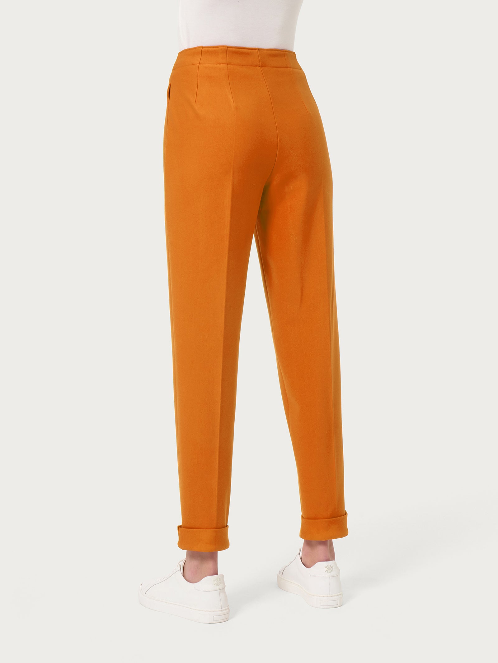 Ragno Compact Pantalone Carrot marmalade tapered