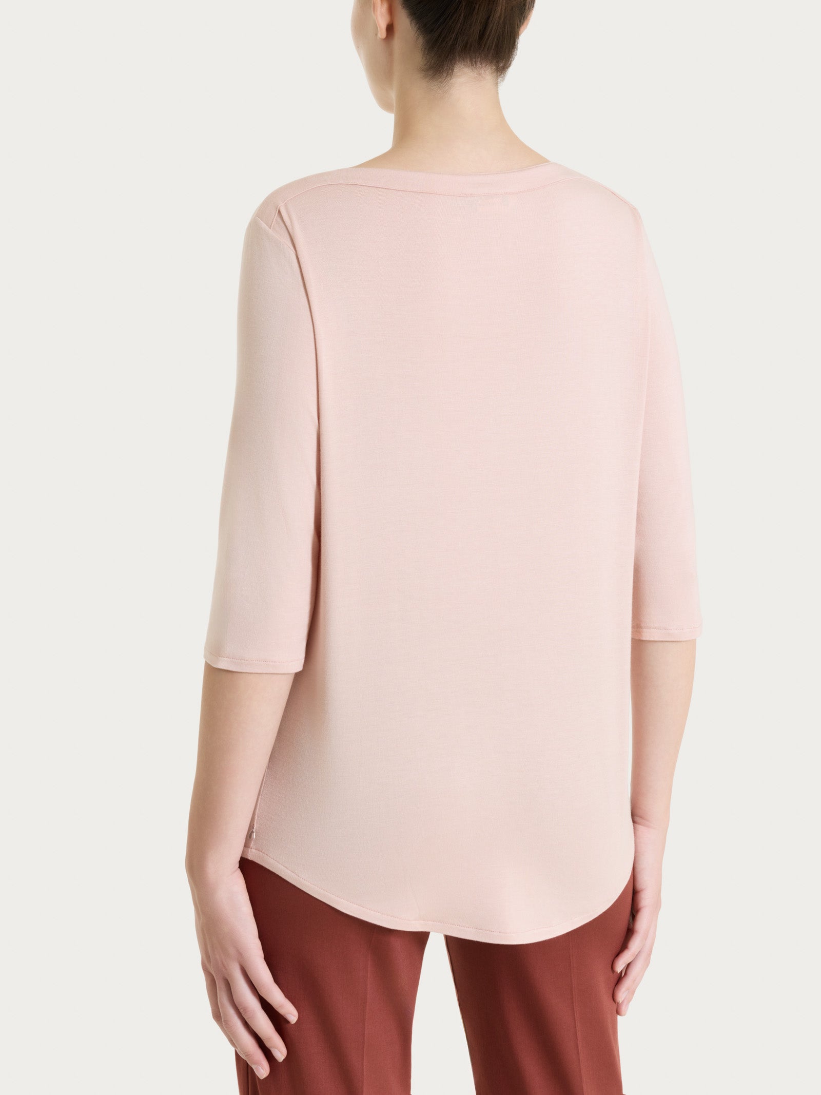 Ragno Viscosa Summer Maglietta Barchetta maglia cameo rose