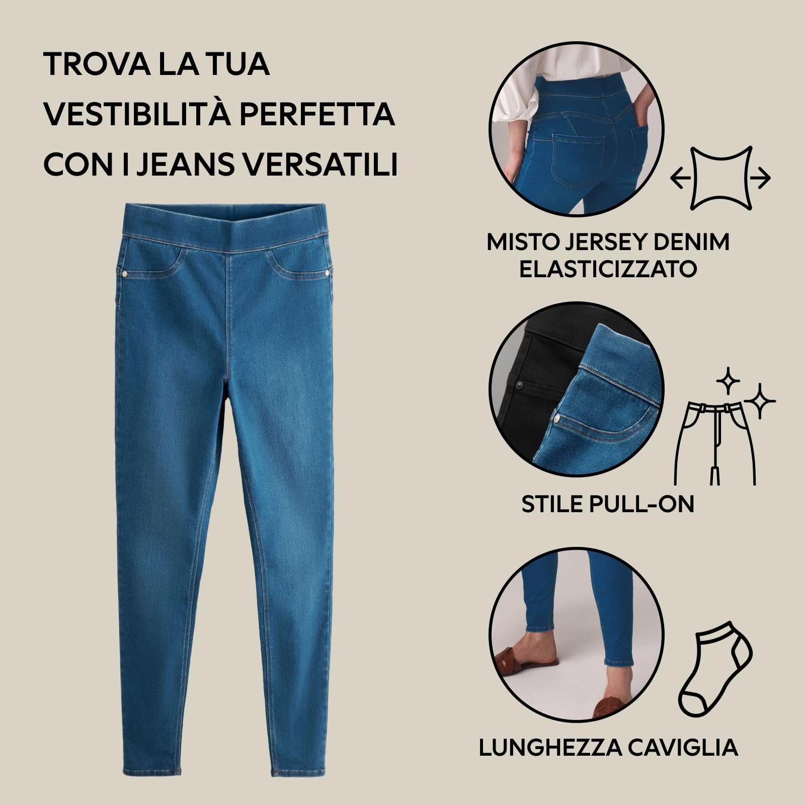 Next The Set jeggings lift shape donna 2 pezzi